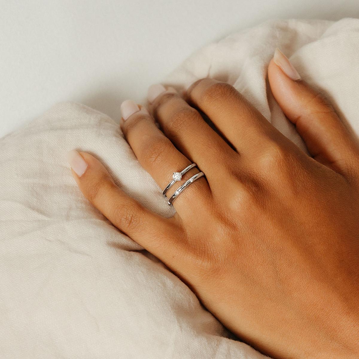 Solitaire Alva 0.15 carat