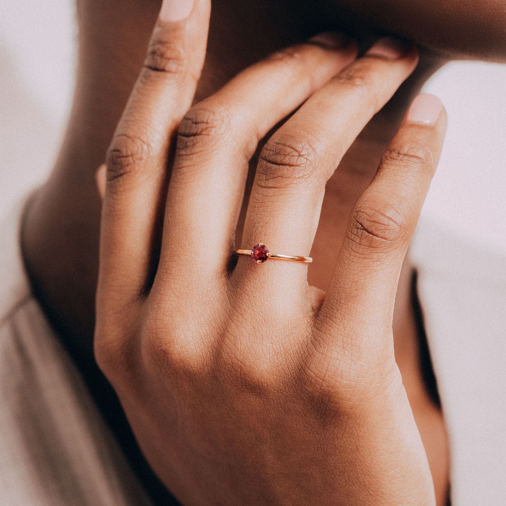 Solitaire Alva Tourmaline 4.5 mm