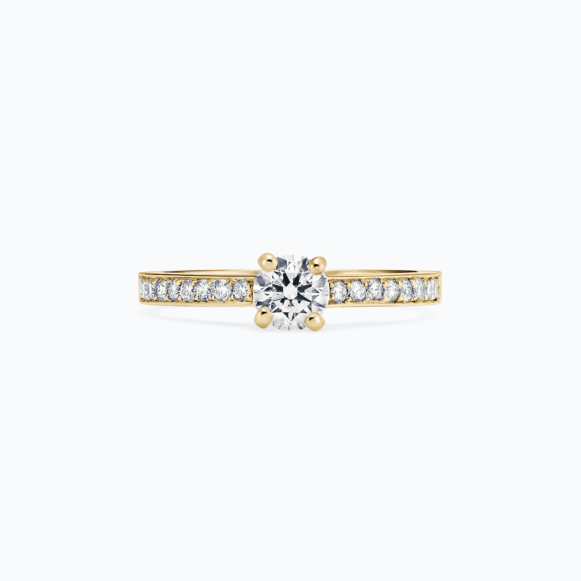 Solitaire Pavé Lagon Bleu Iconique