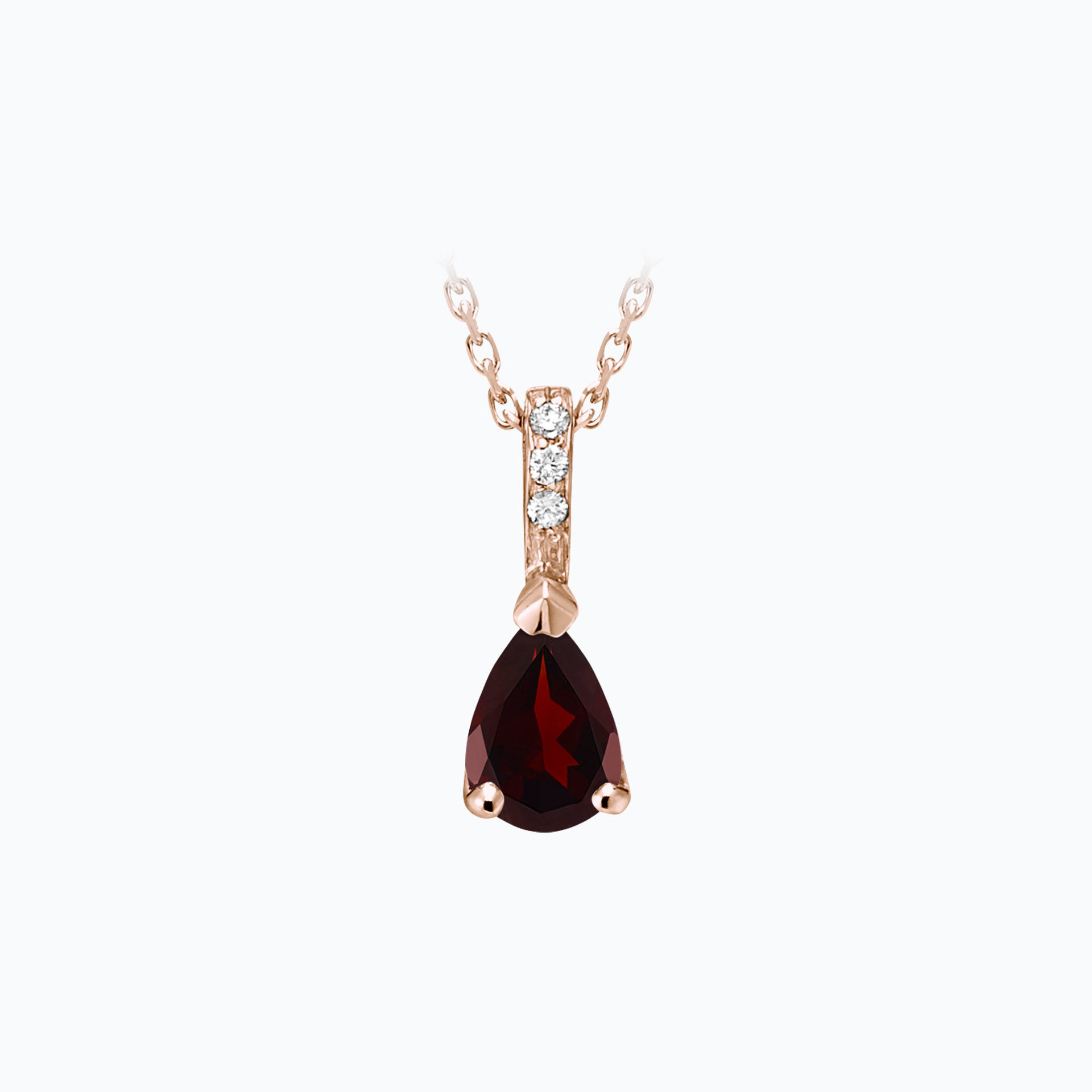 Pendentif Alienor Grenat