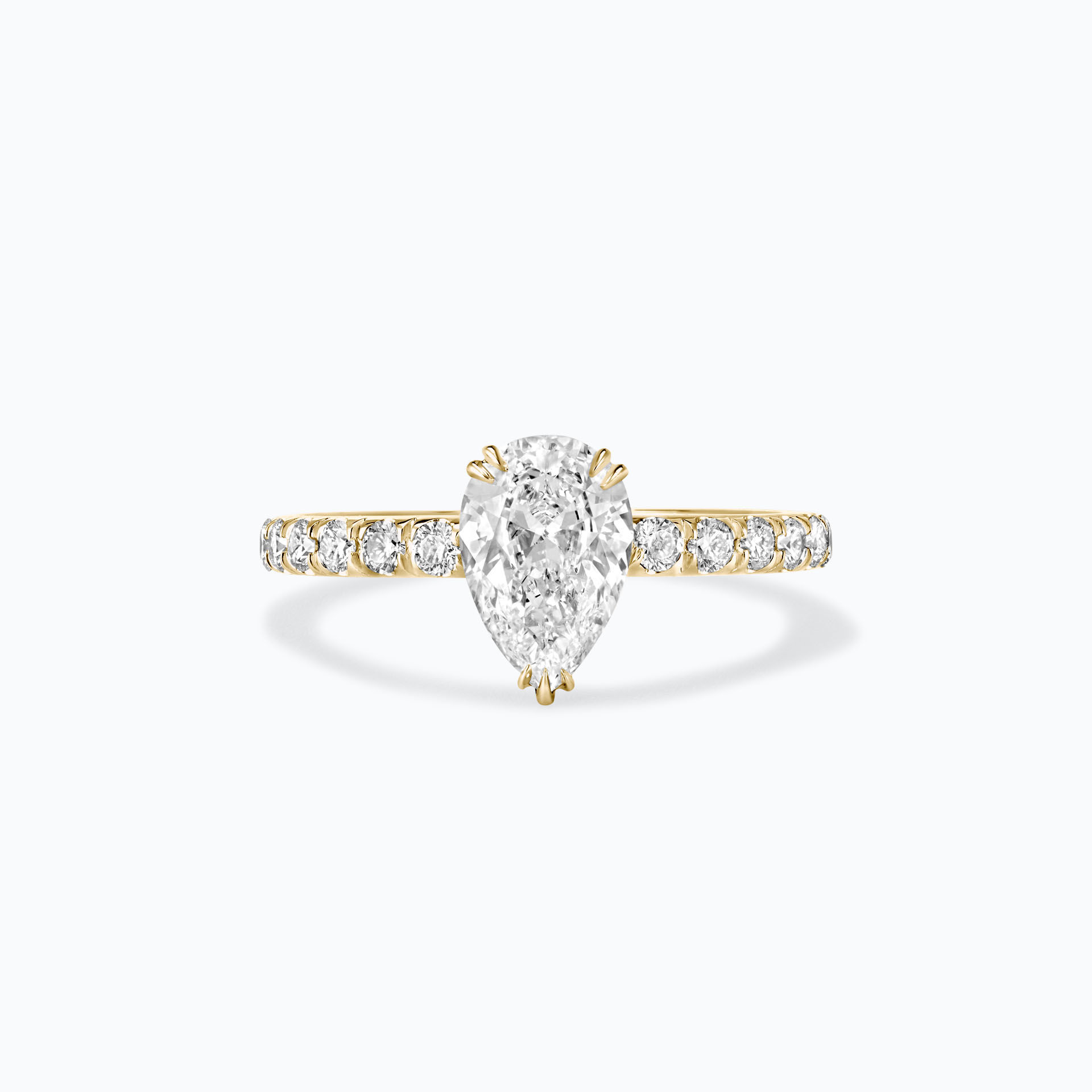 Solitaire Pavé Calla