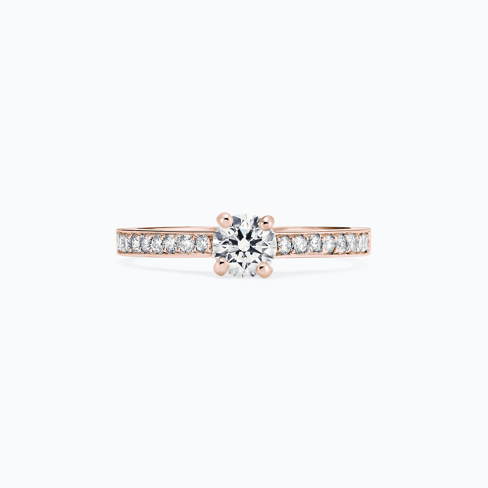 Solitaire Pavé Lagon Bleu Iconique