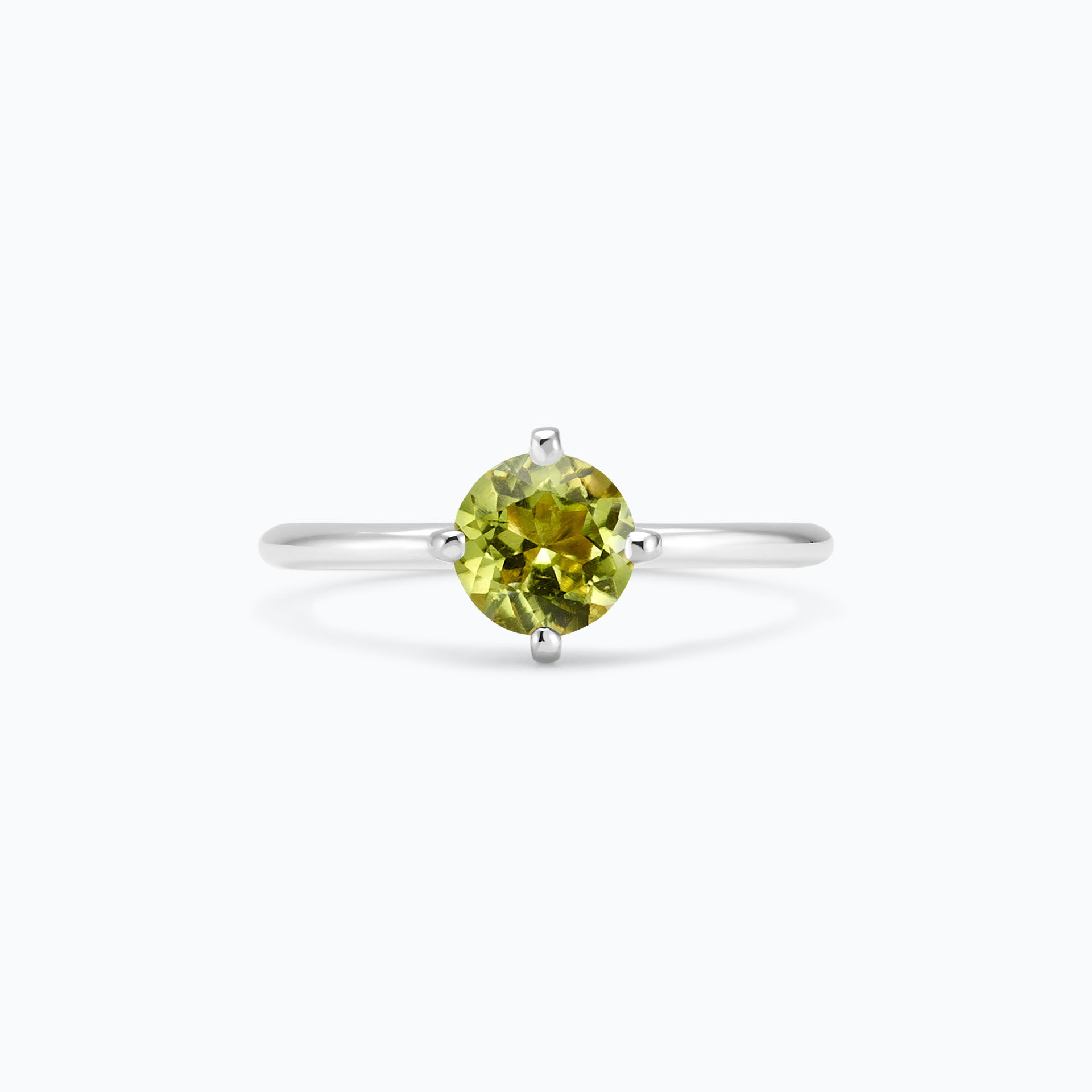 Solitaire Alva Péridot 6 mm