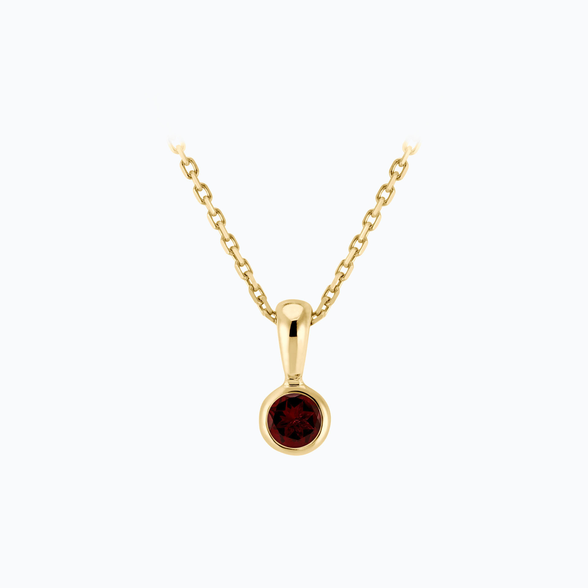 Pendentif Harmony Grenat 3.5 mm