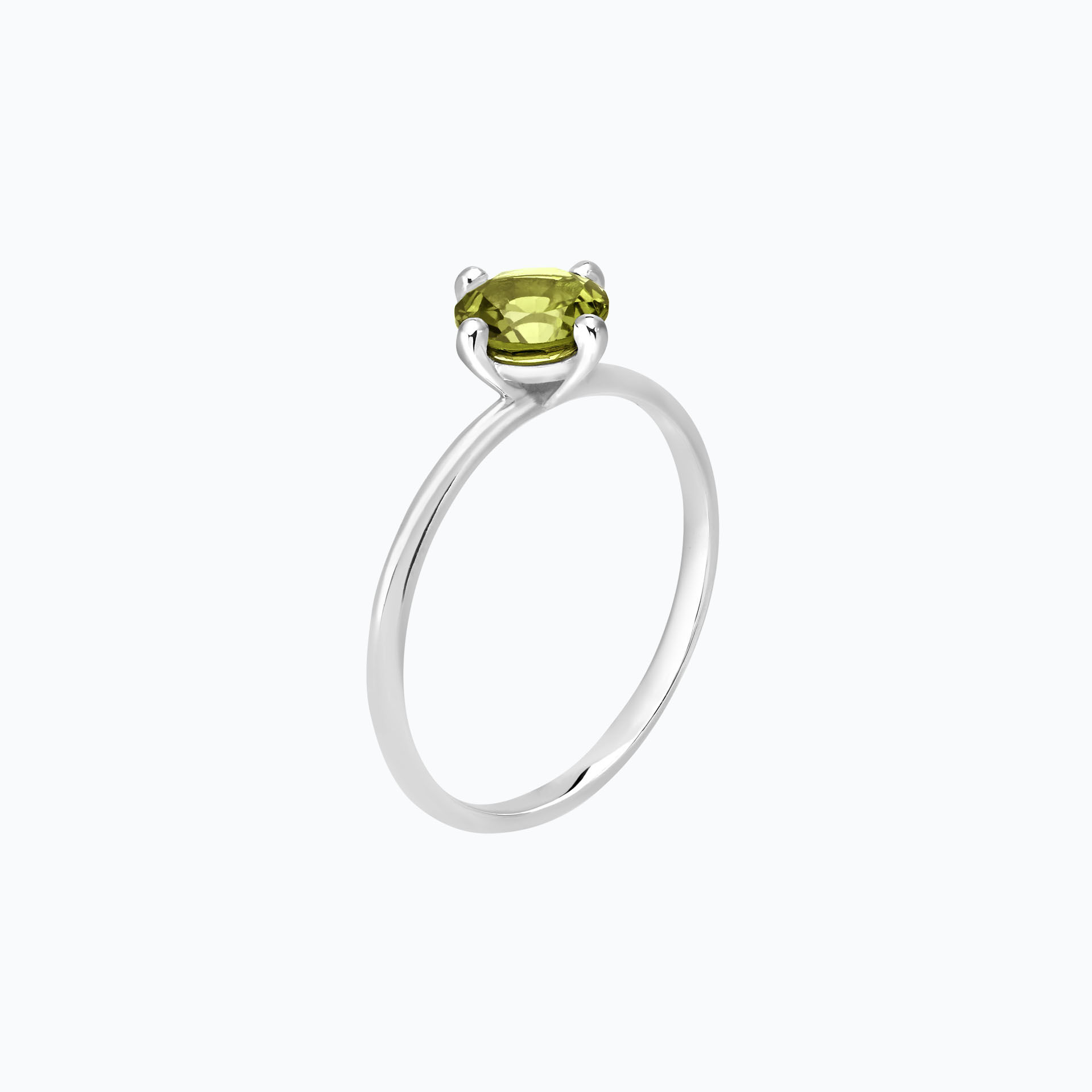 Solitaire Alva Péridot 6 mm