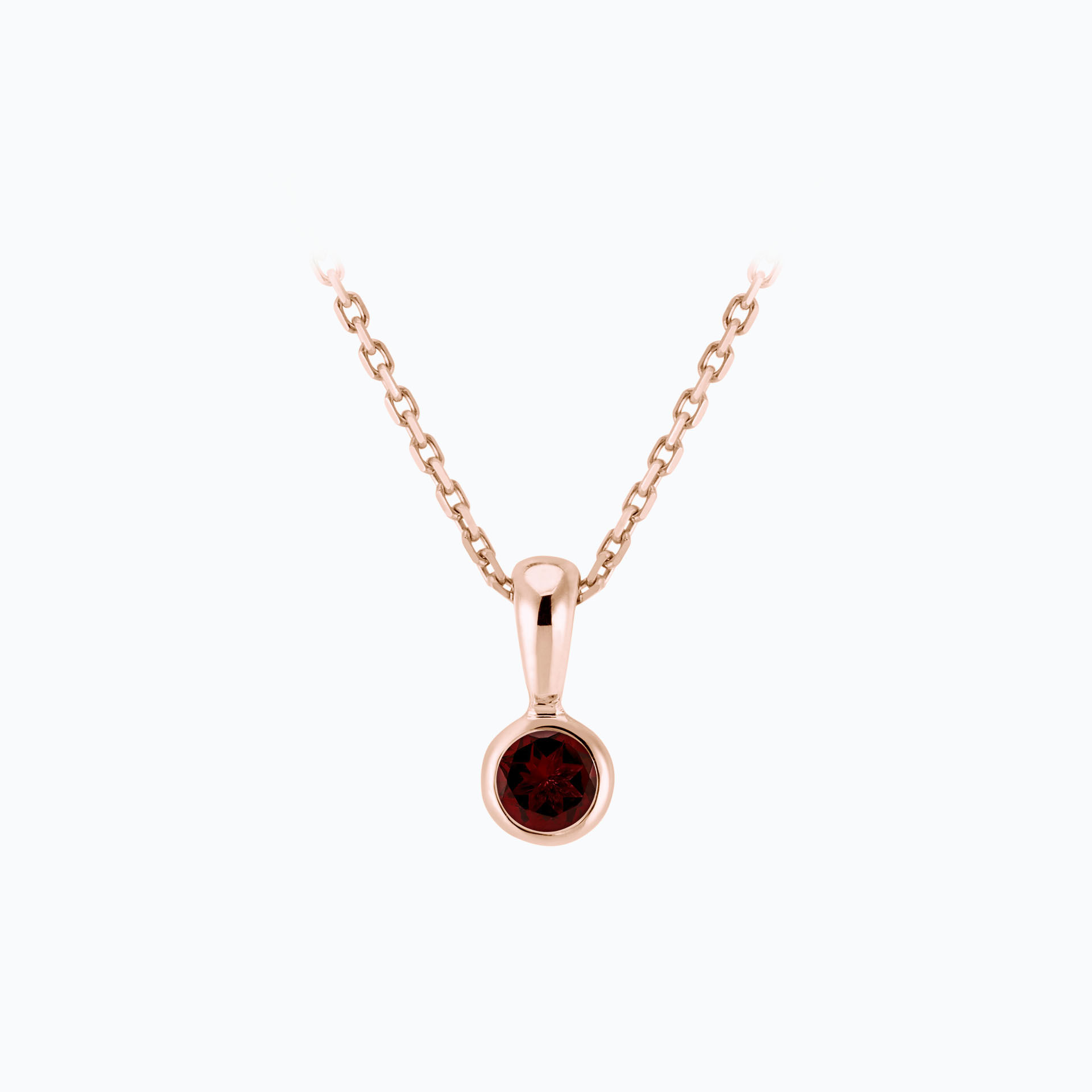 Pendentif Harmony Grenat 3.5 mm