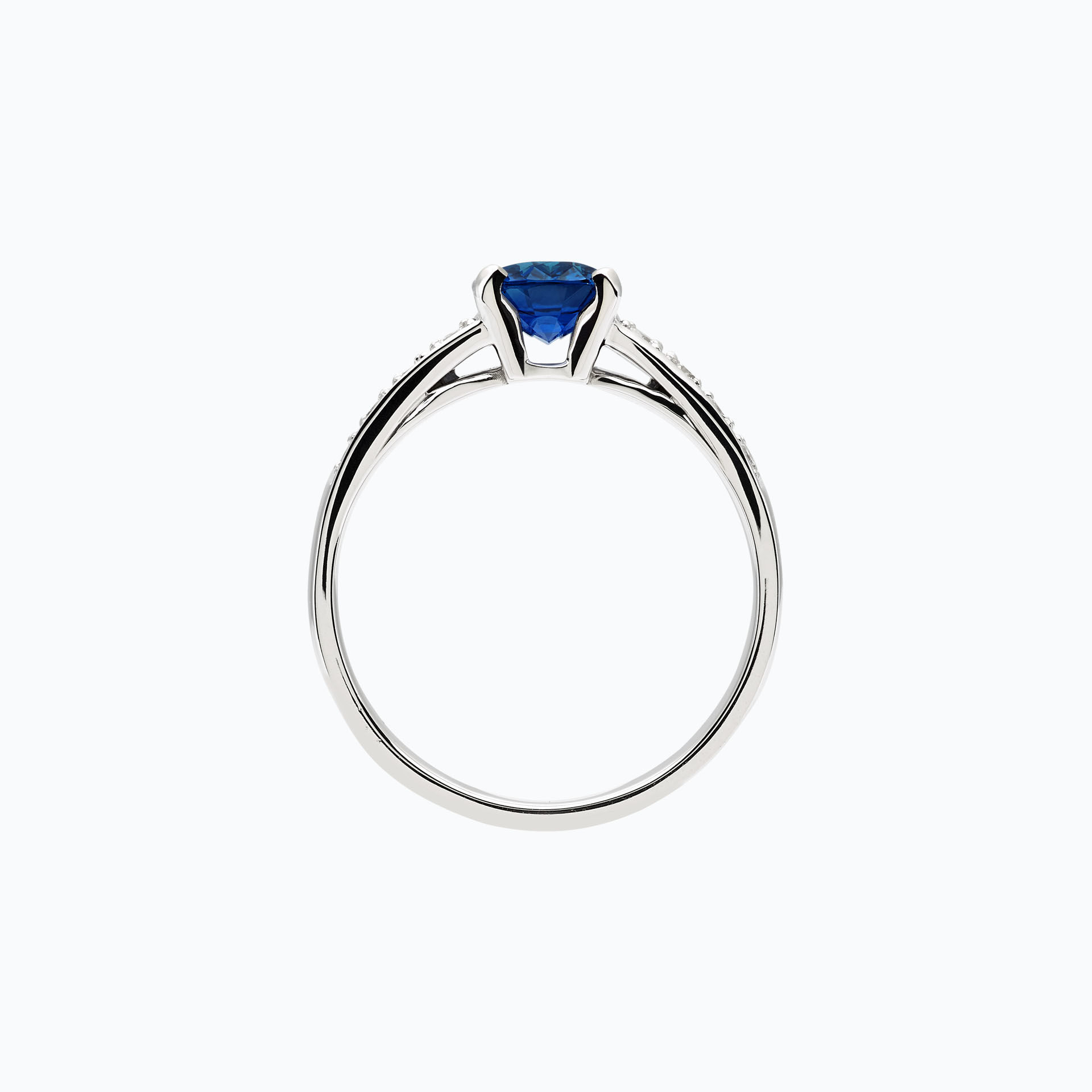 Solitaire Pavé Lola Saphir