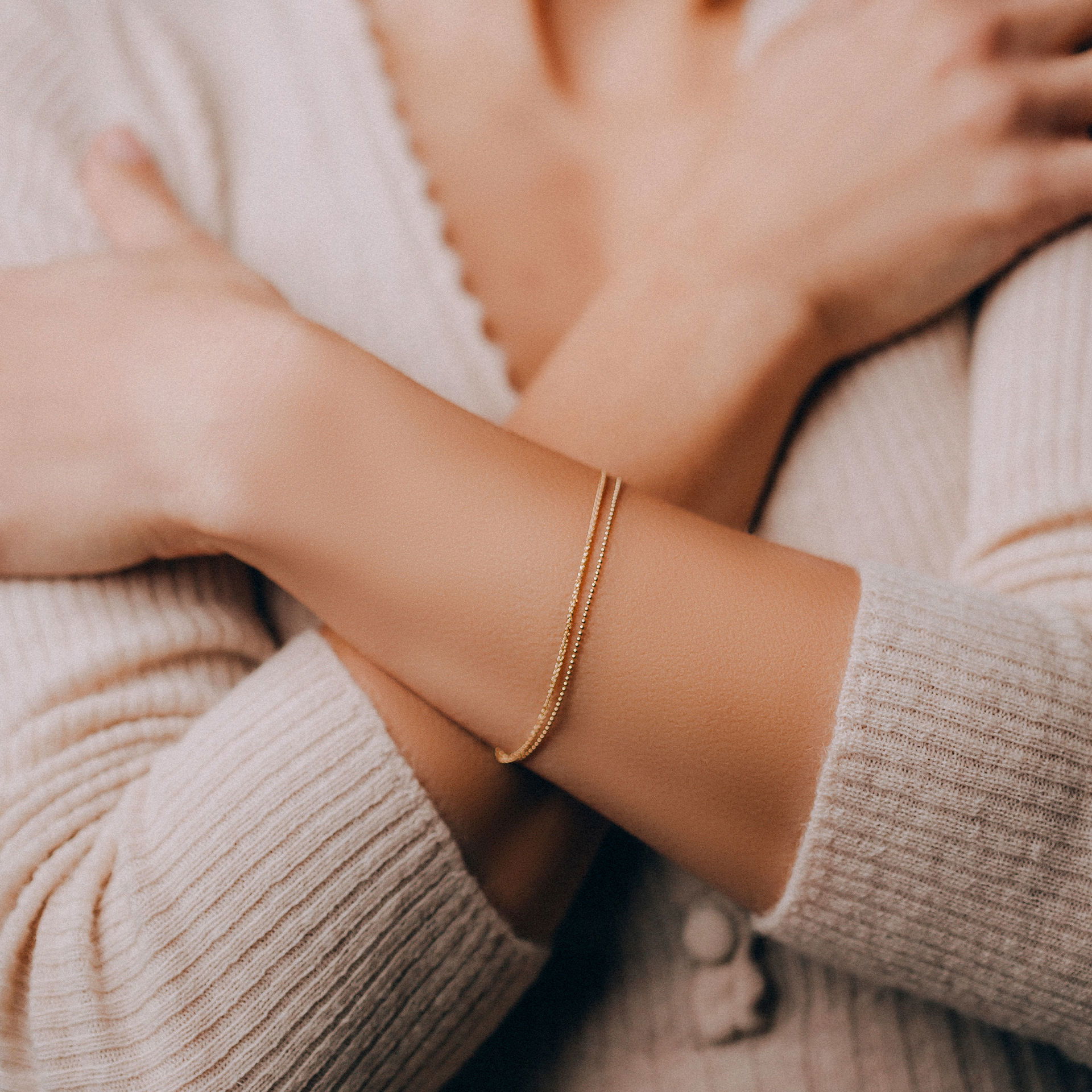 Bracelet 2 Fils d'Or