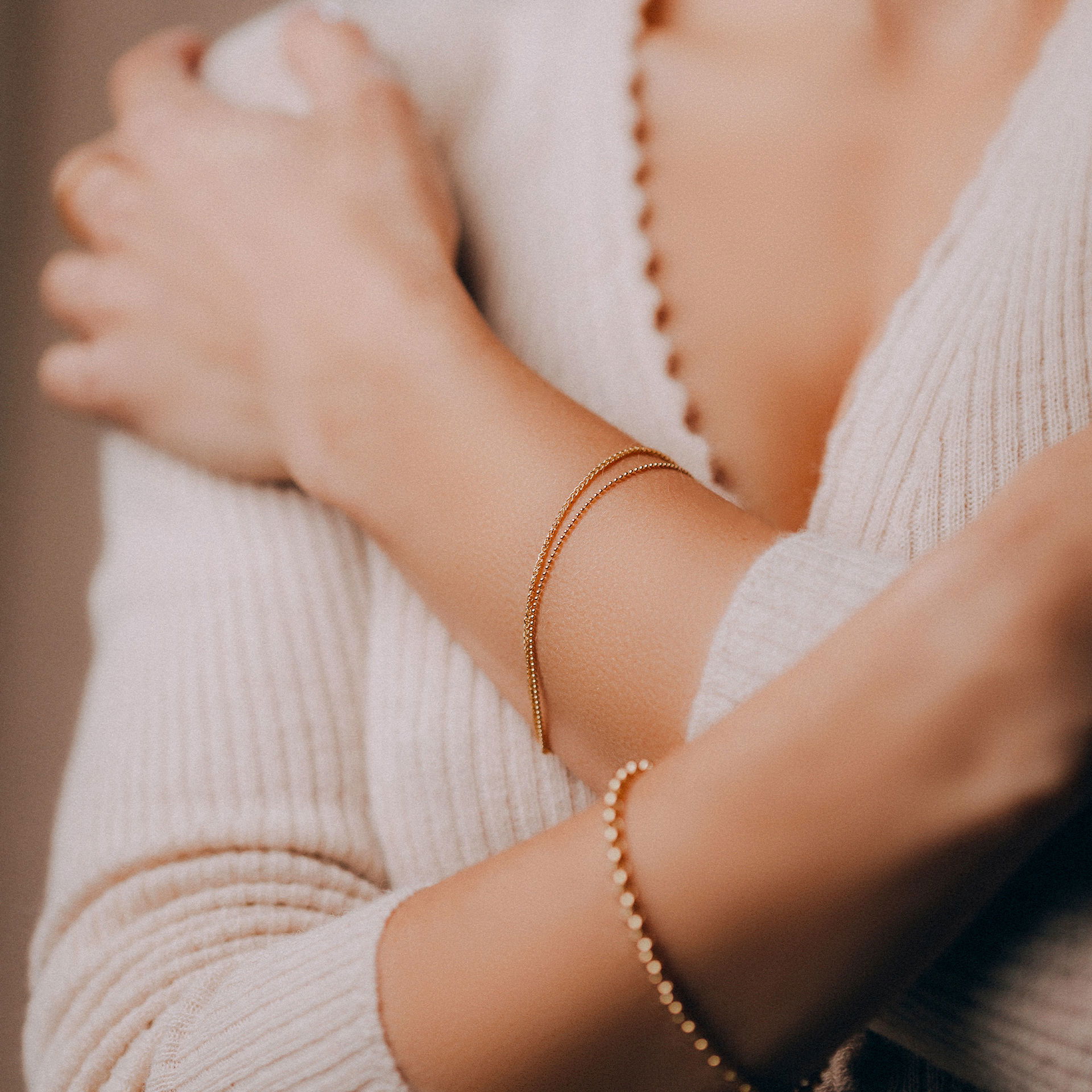 Bracelet 2 Fils d'Or