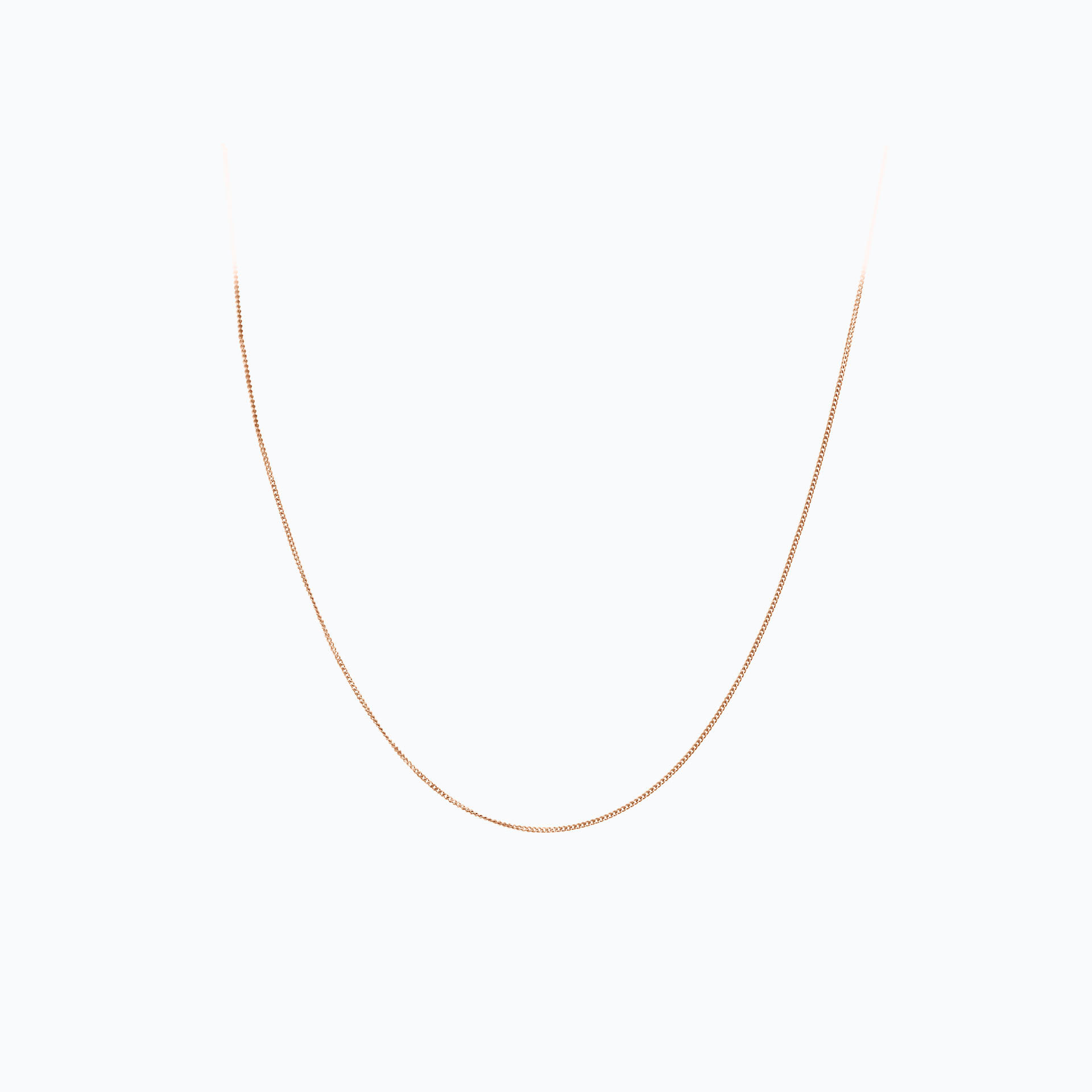 Chaine Gourmette Diamantée 1.00 mm 42 cm