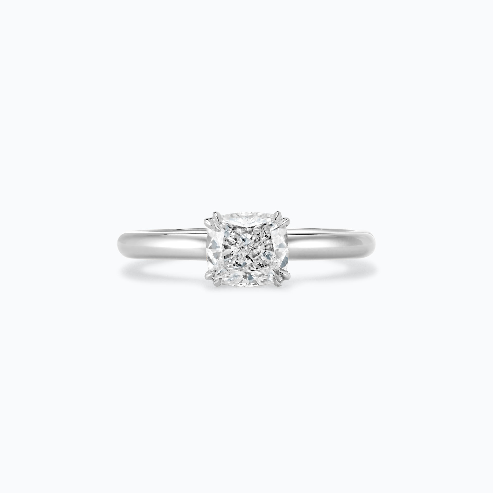Solitaire Rose Diamant de Synthèse