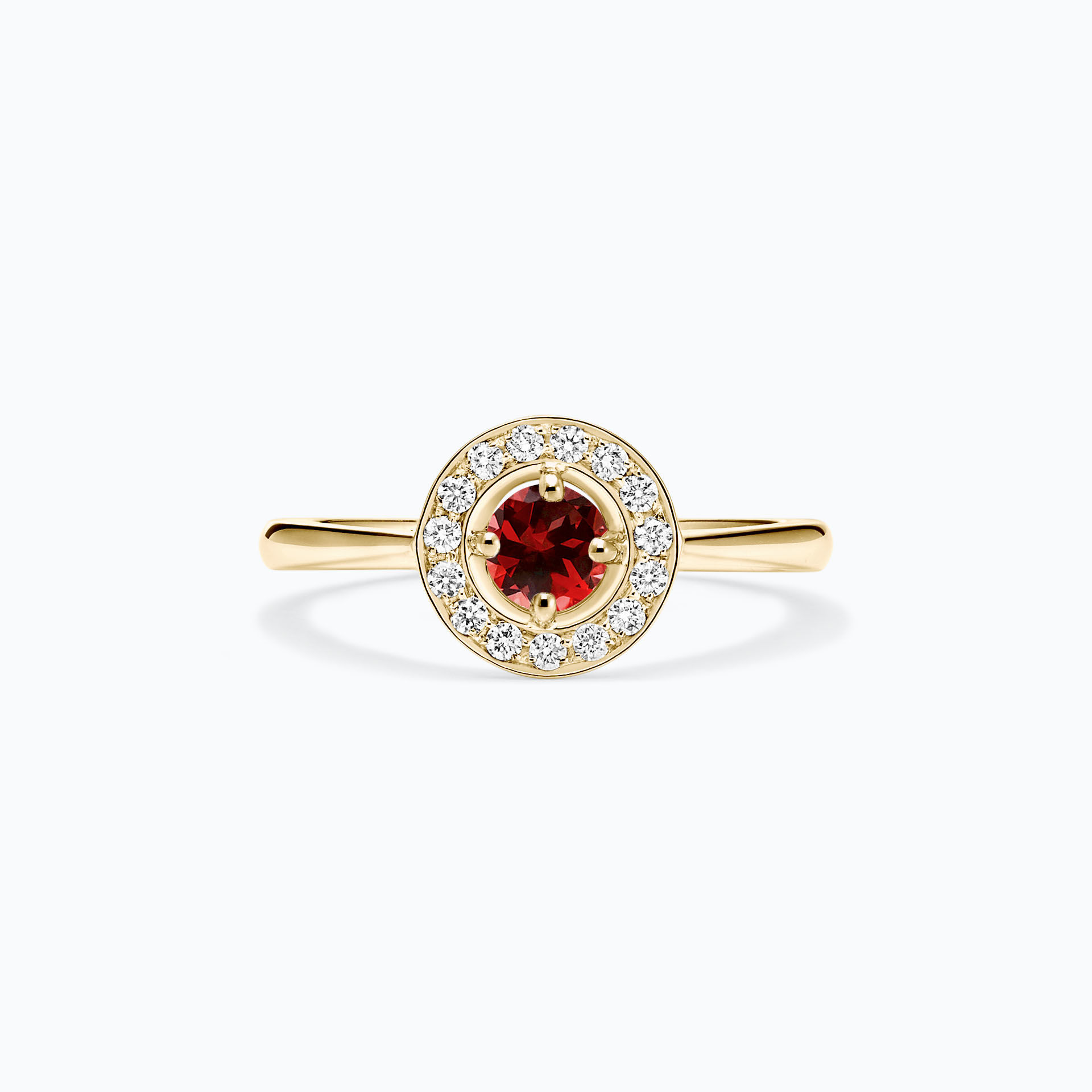 Solitaire Attraction Saphir Rouge