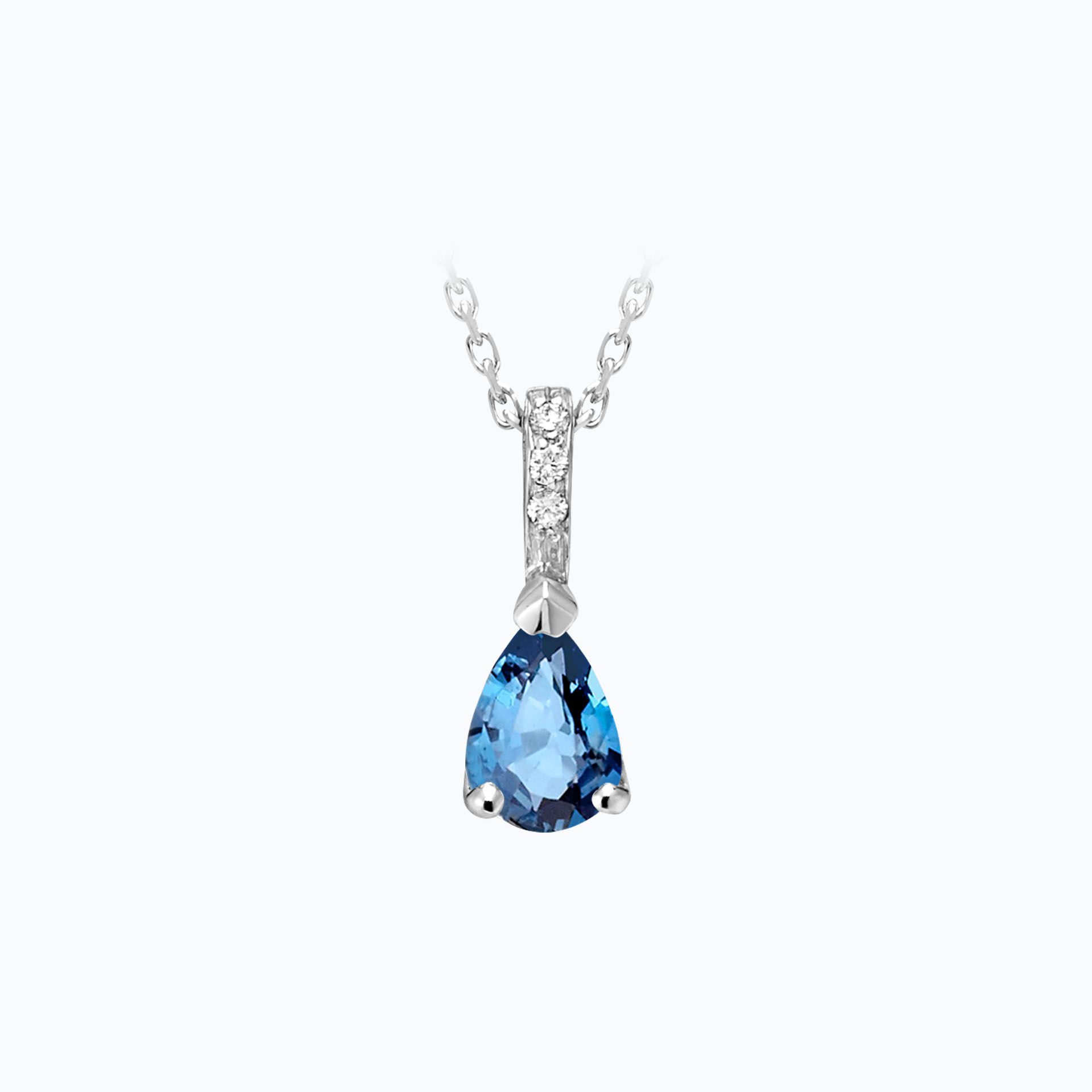 Pendentif Alienor Topaze Blue London