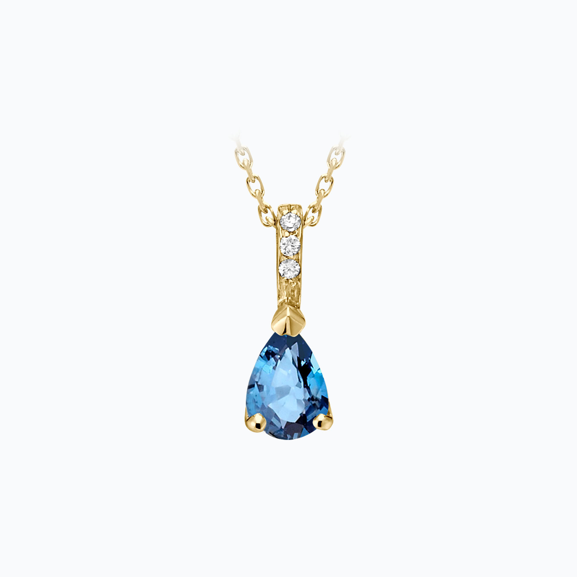 Pendentif Alienor Topaze Blue London