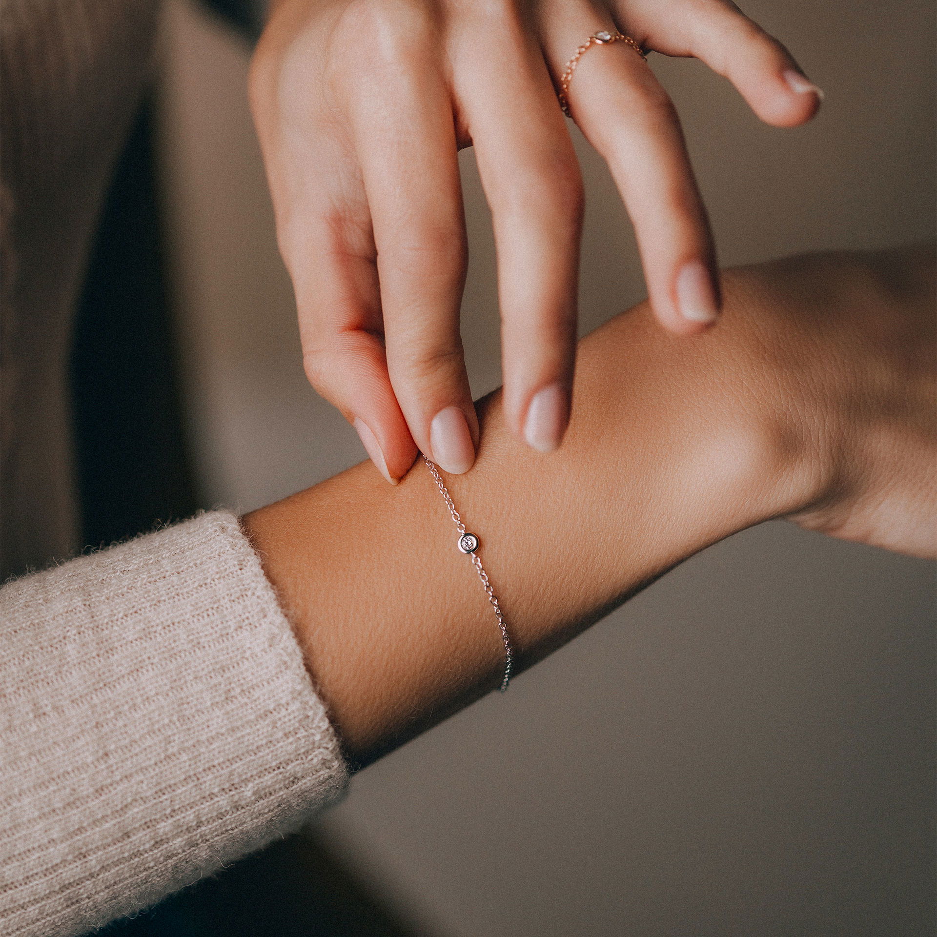 Bracelet Blossom 1 Diamant