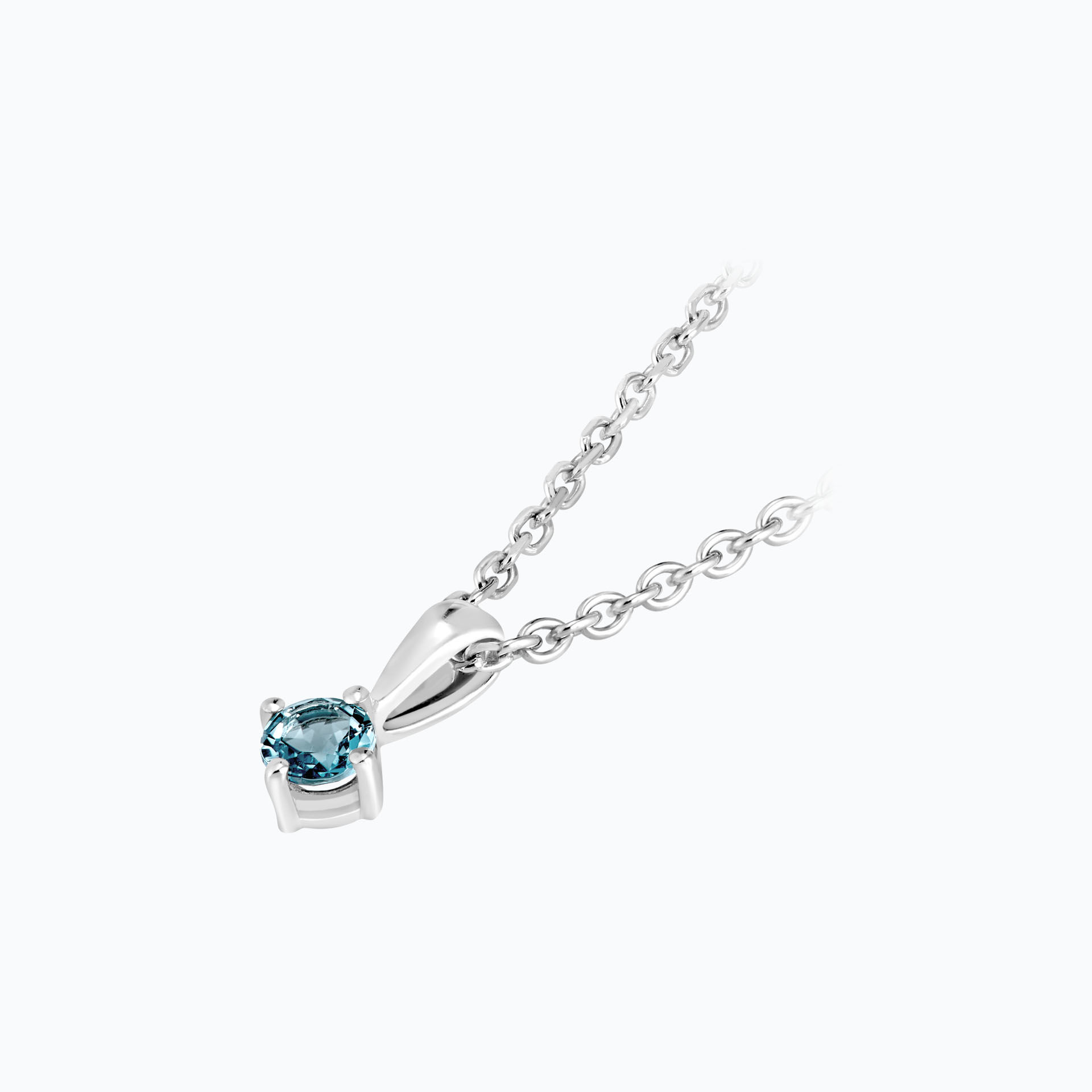 Pendentif Alva Aigue-Marine 3.5 mm