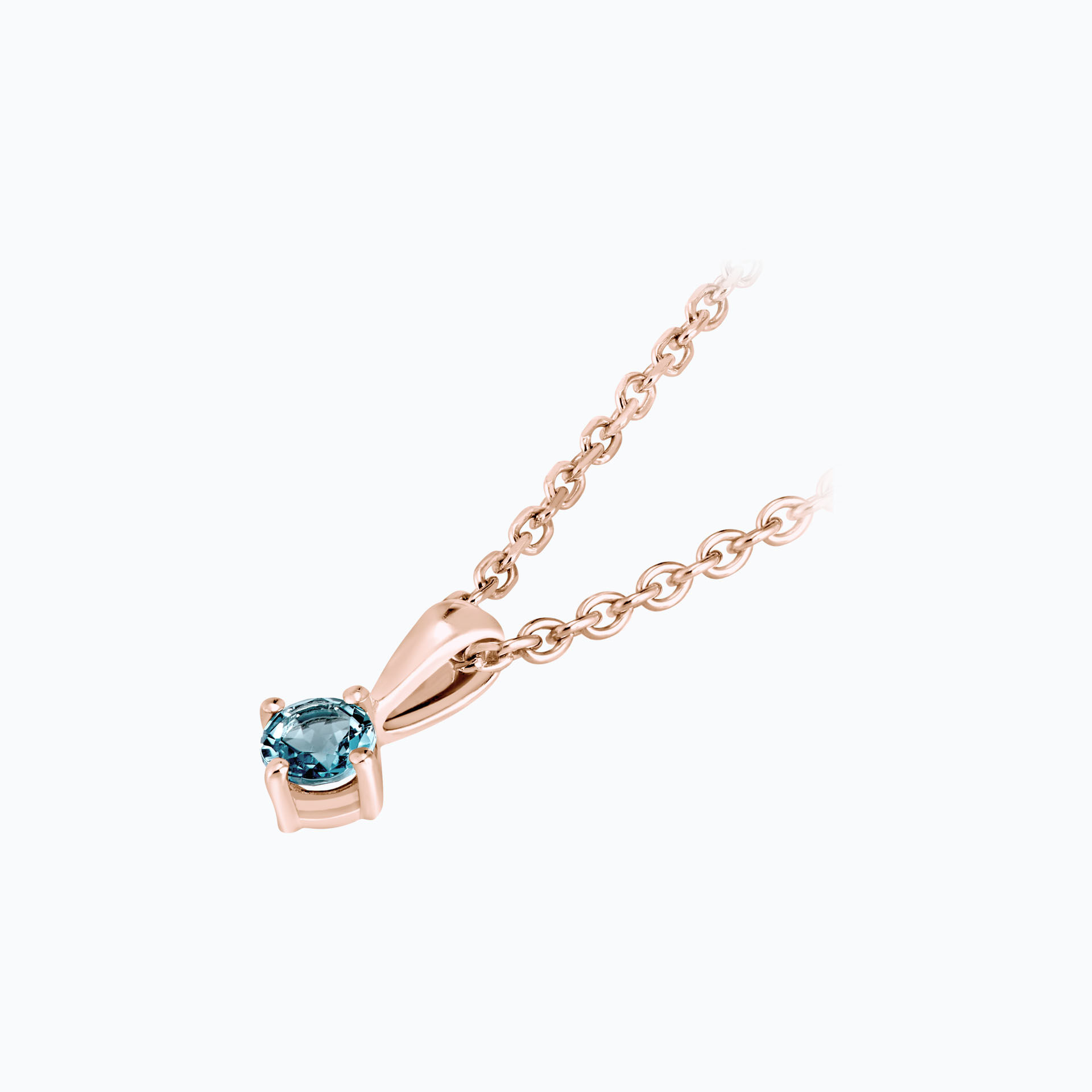 Pendentif Alva Aigue-Marine 3.5 mm