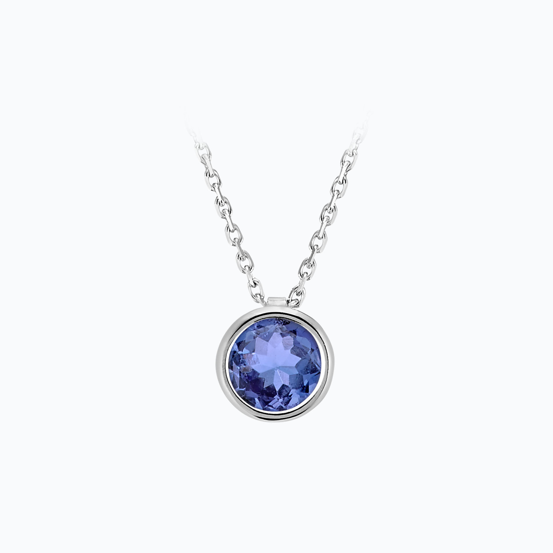 Collier Nymphéa Tanzanite