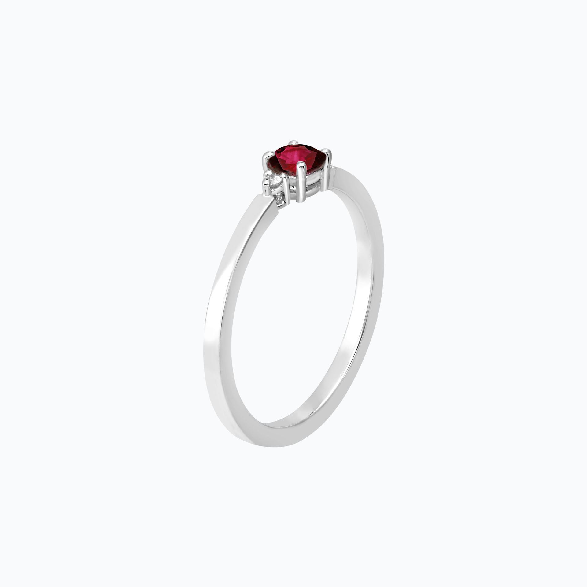 Solitaire Lolly Rubis 4.5 mm