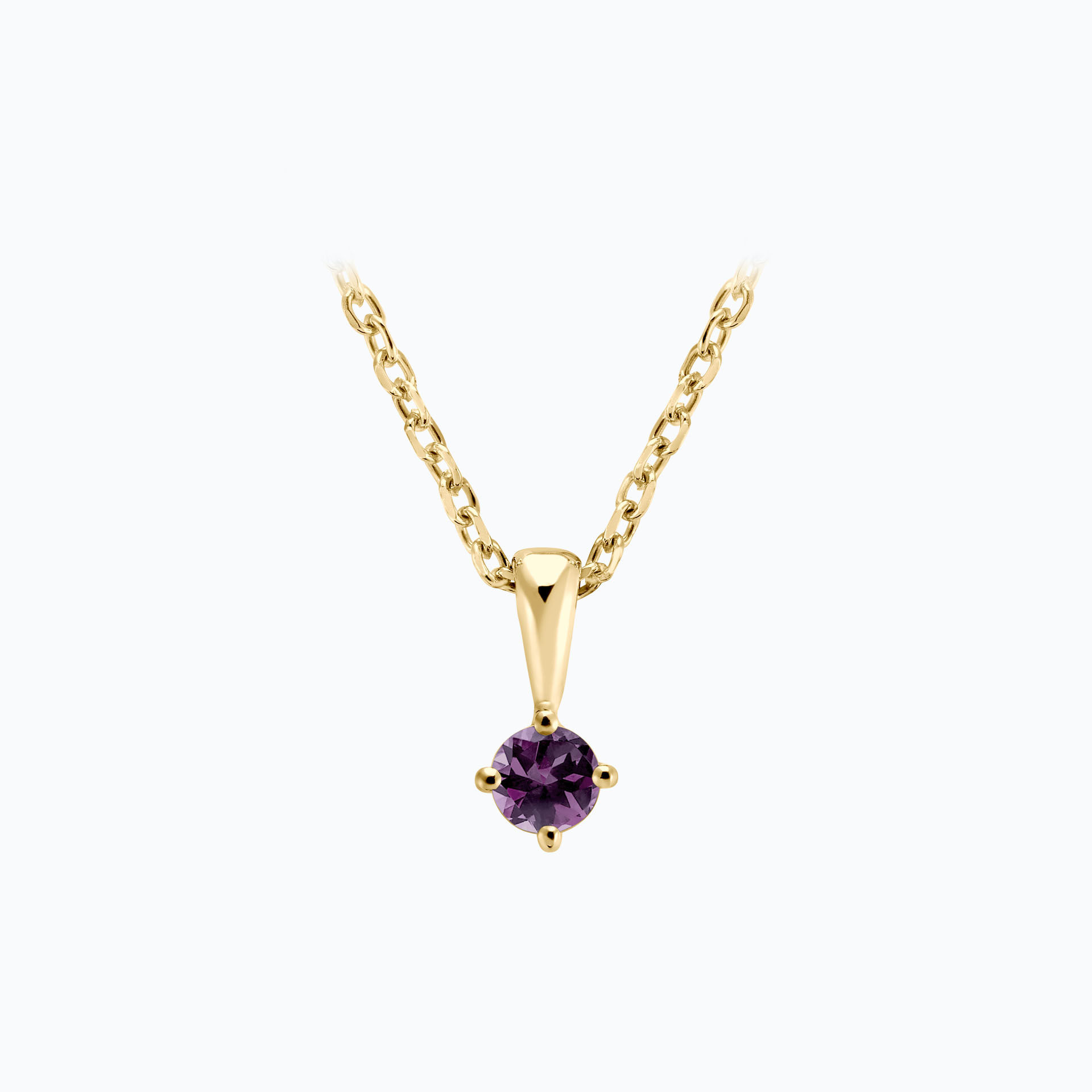 Pendentif Alva Saphir Violet 3.5 mm