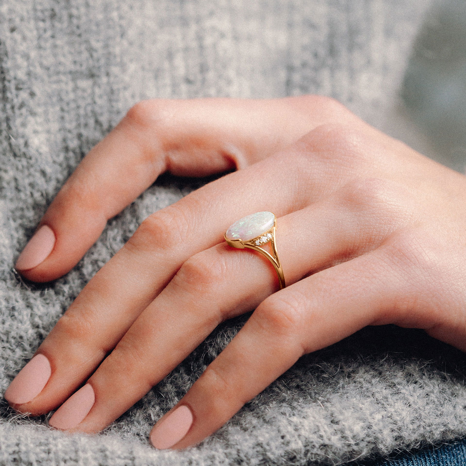 Bague Cloud Opale