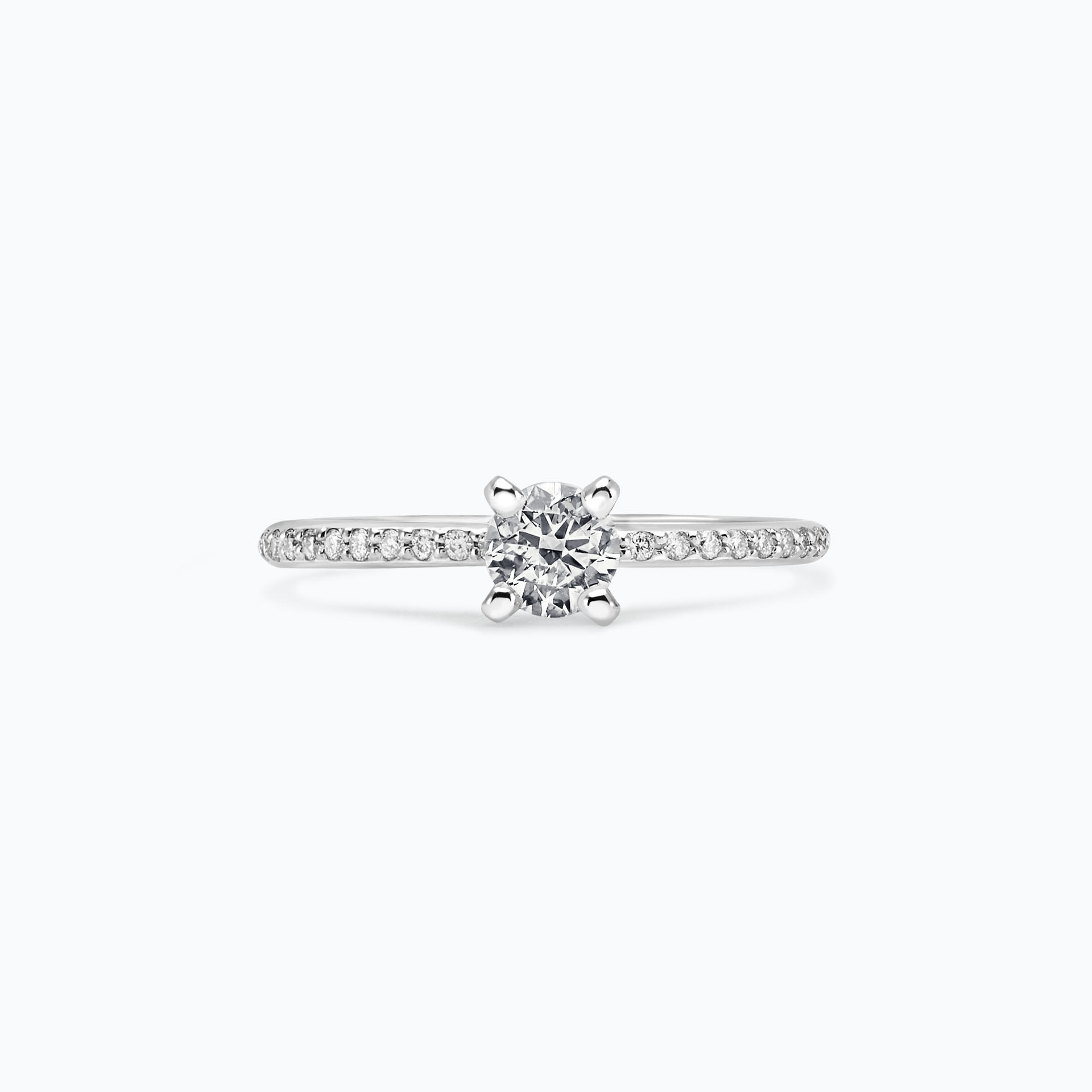 Solitaire Pavé Séléné Éclat