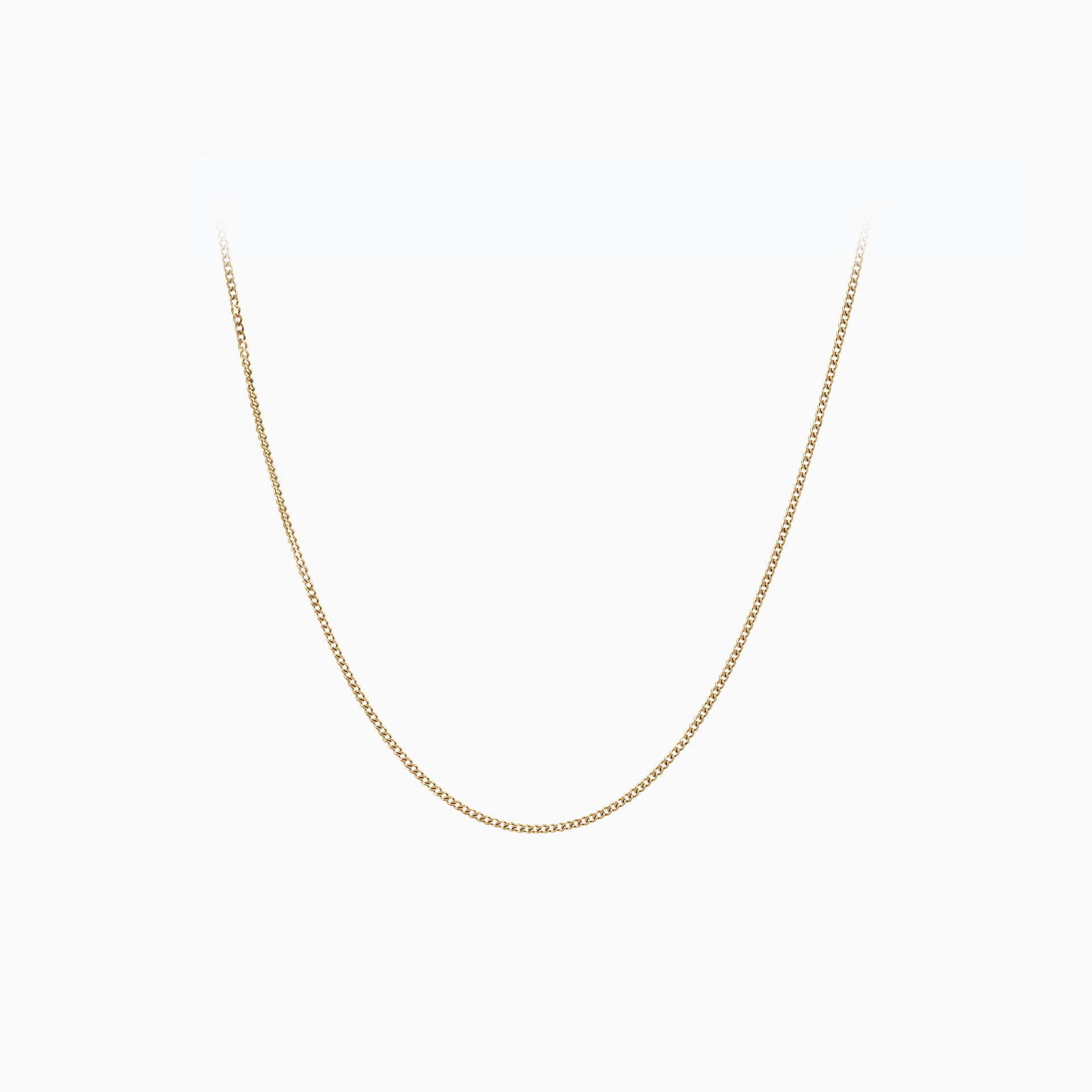 Chaine Gourmette Diamantée 2.00 mm 55 cm