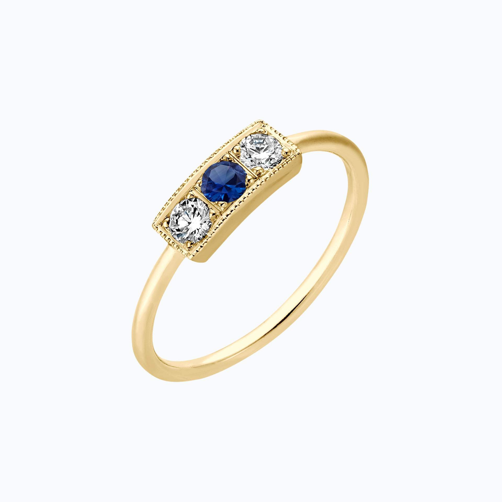 Solitaire Cybèle Millegrain Saphir