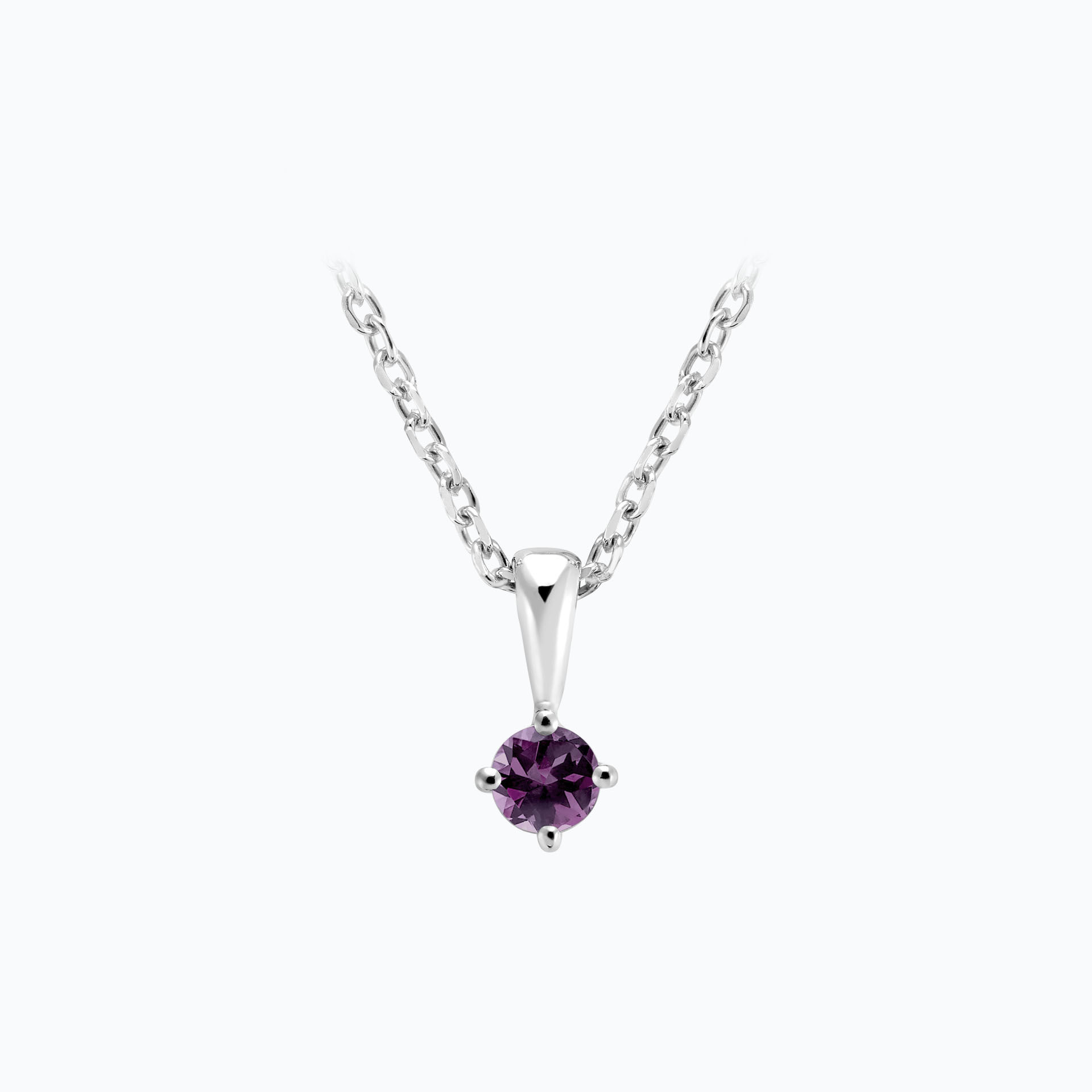 Pendentif Alva Saphir Violet 3.5 mm