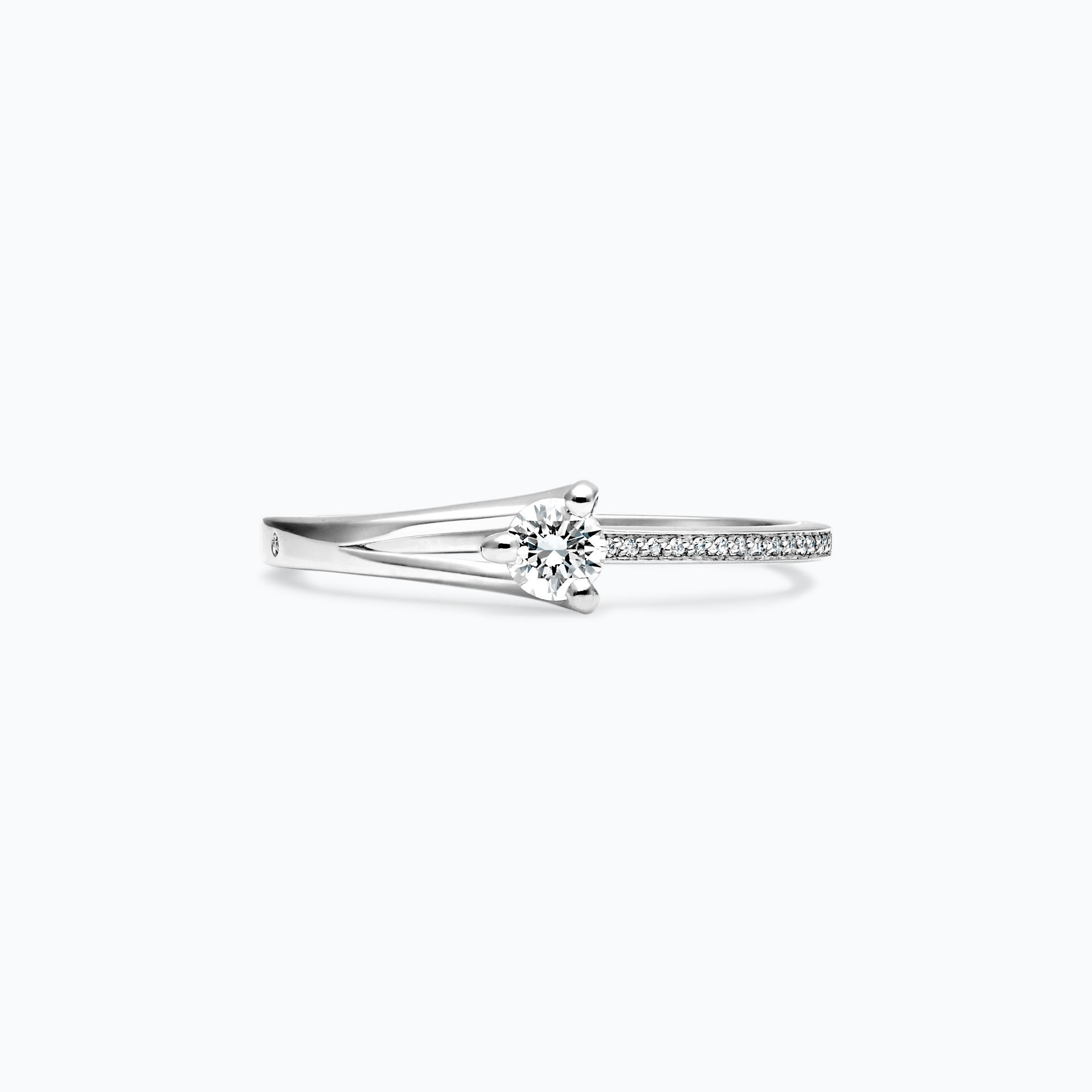 Solitaire Pavé Étoile 0.15 carat