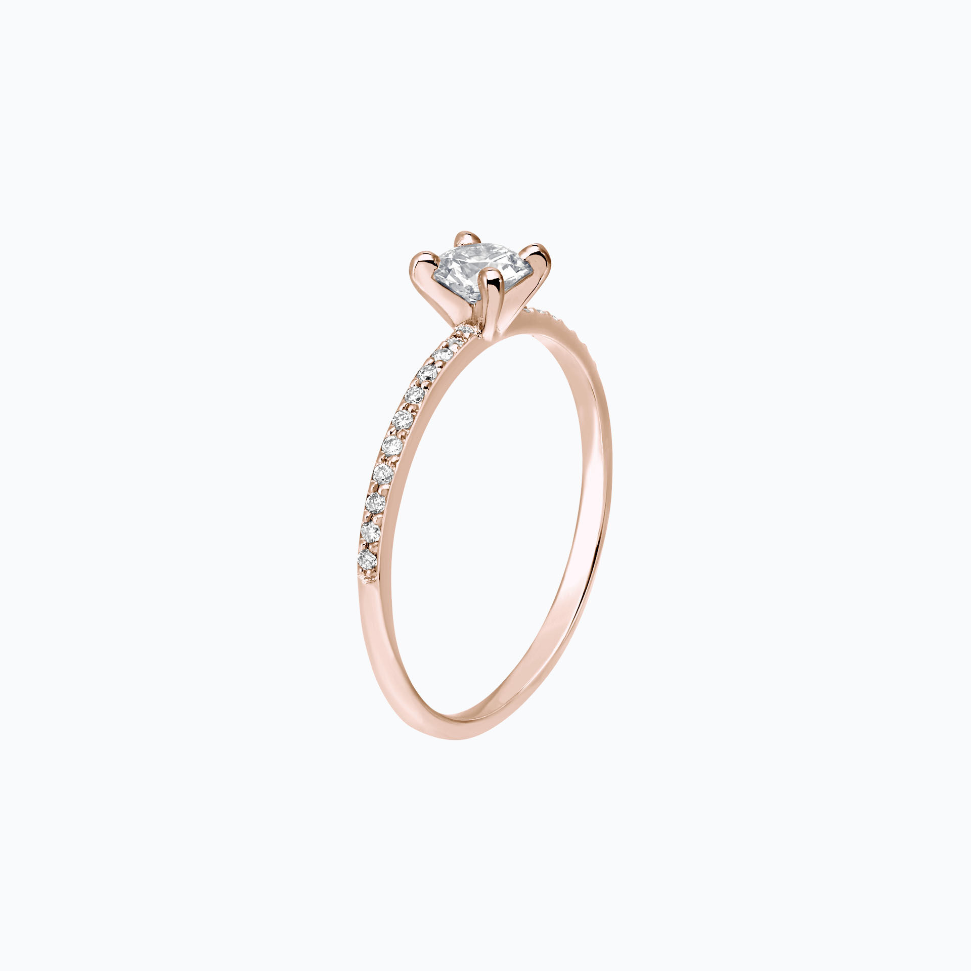 Solitaire Pavé Séléné Éclat
