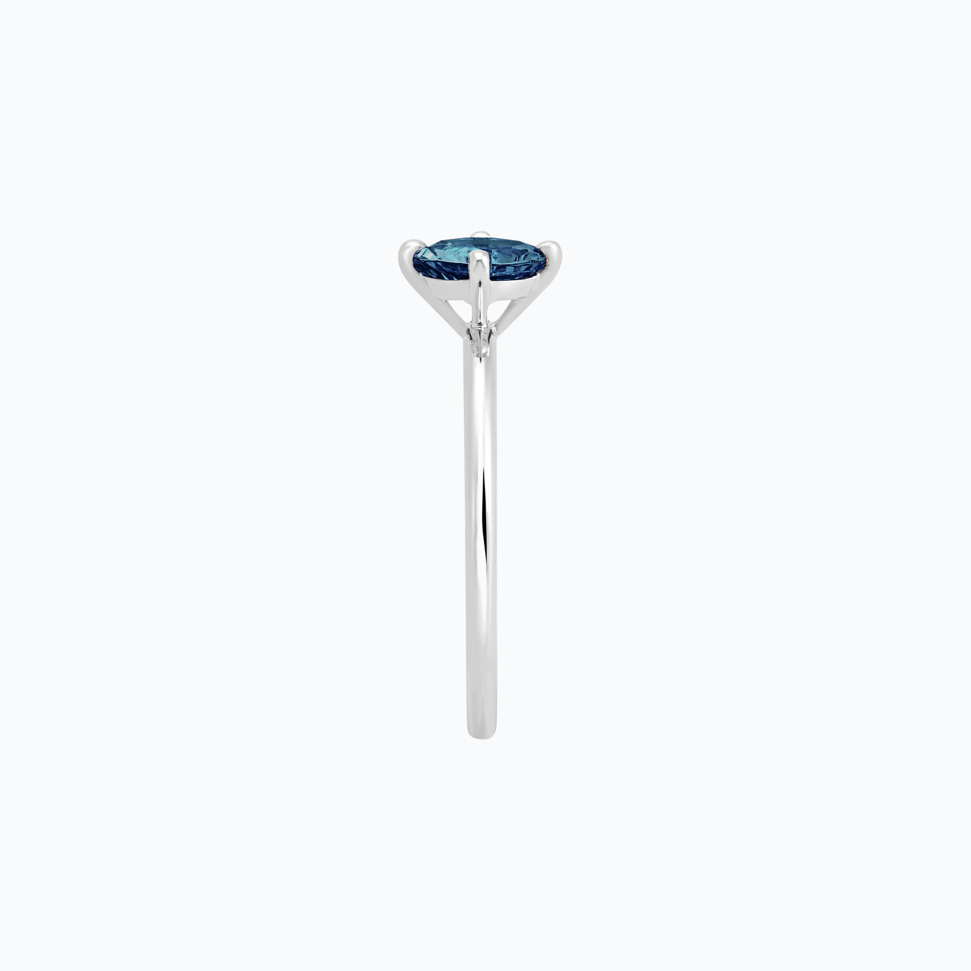 Solitaire Alva Topaze Blue London 6 mm