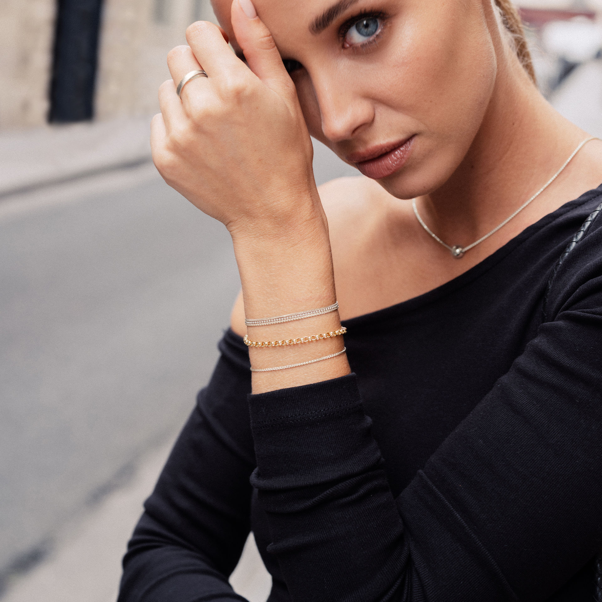 Bracelet 3 Fils d'Or