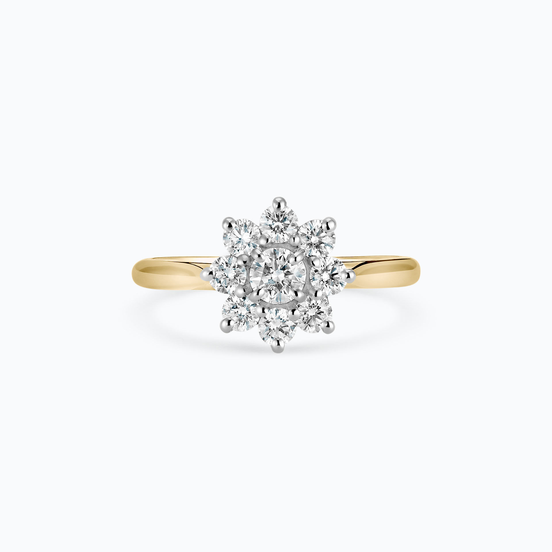Solitaire Marguerite Étoilée 0.20 carat