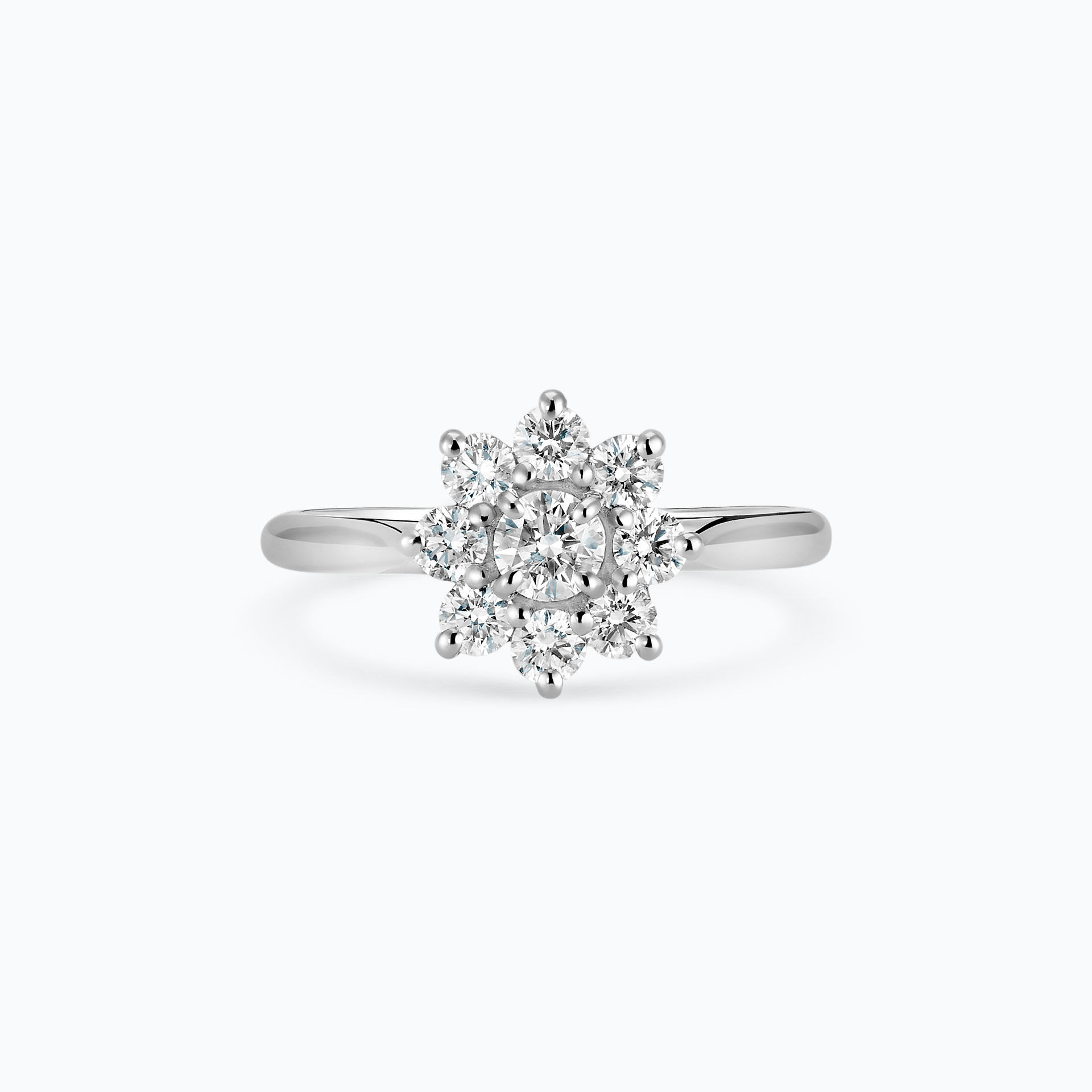 Solitaire Marguerite Étoilée 0.20 carat