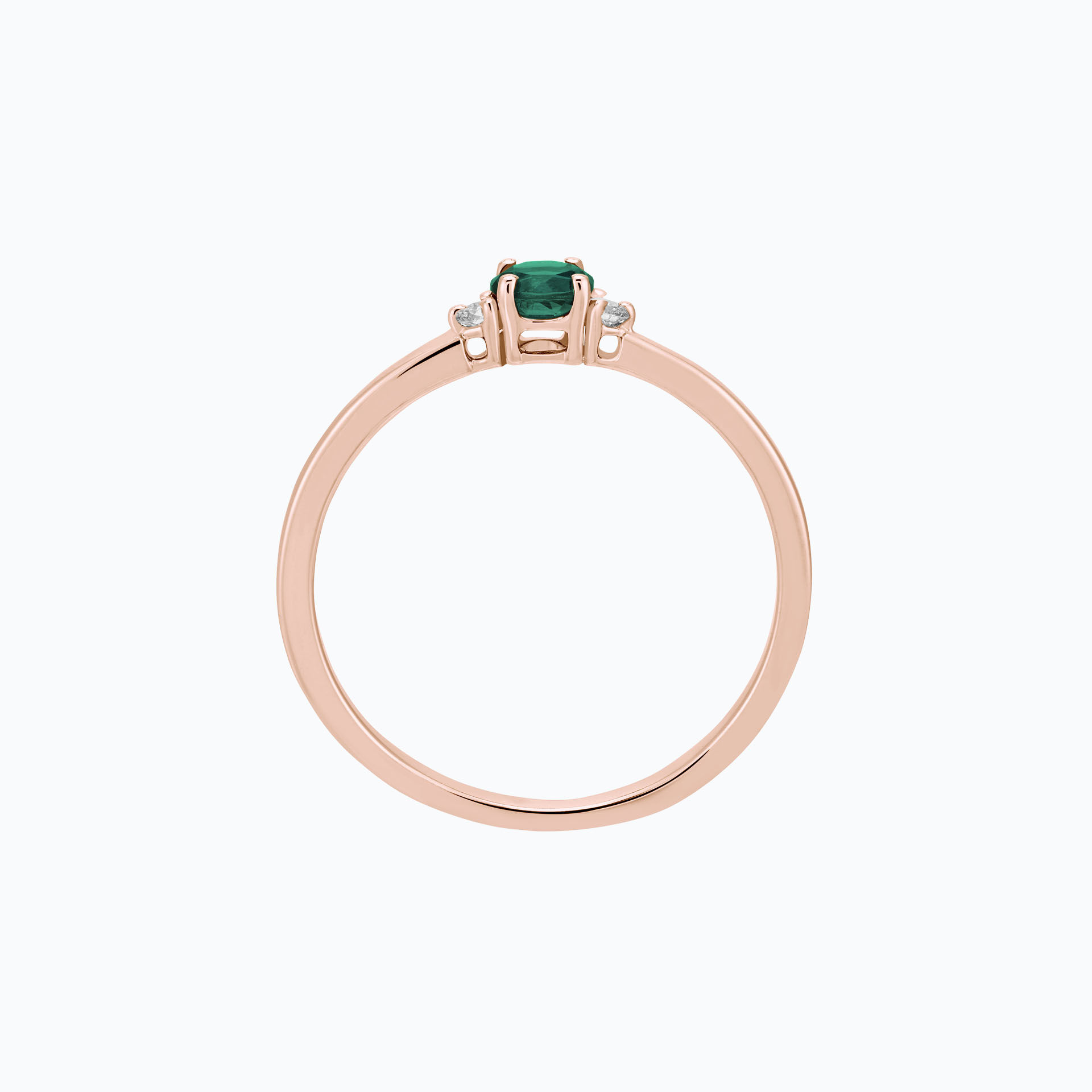 Solitaire Lolly Émeraude 3.5 mm