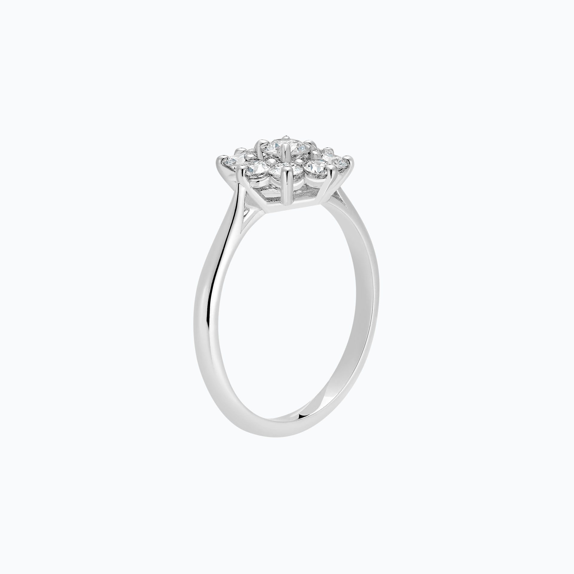 Solitaire Marguerite Étoilée 0.20 carat
