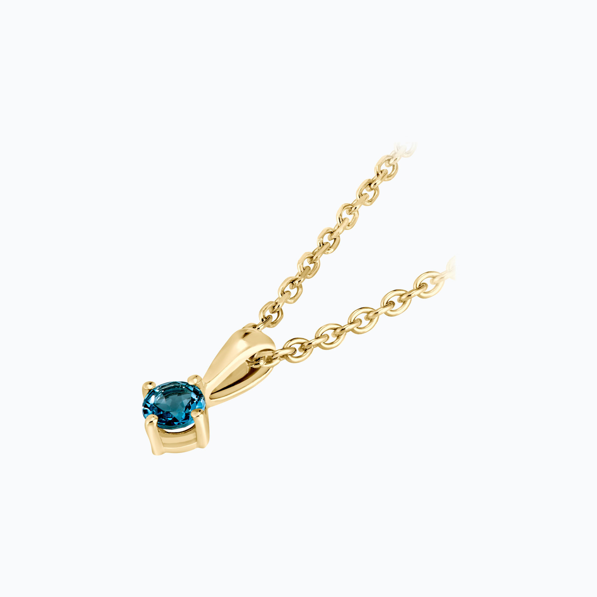 Pendentif Alva Topaze Blue London 3.5 mm