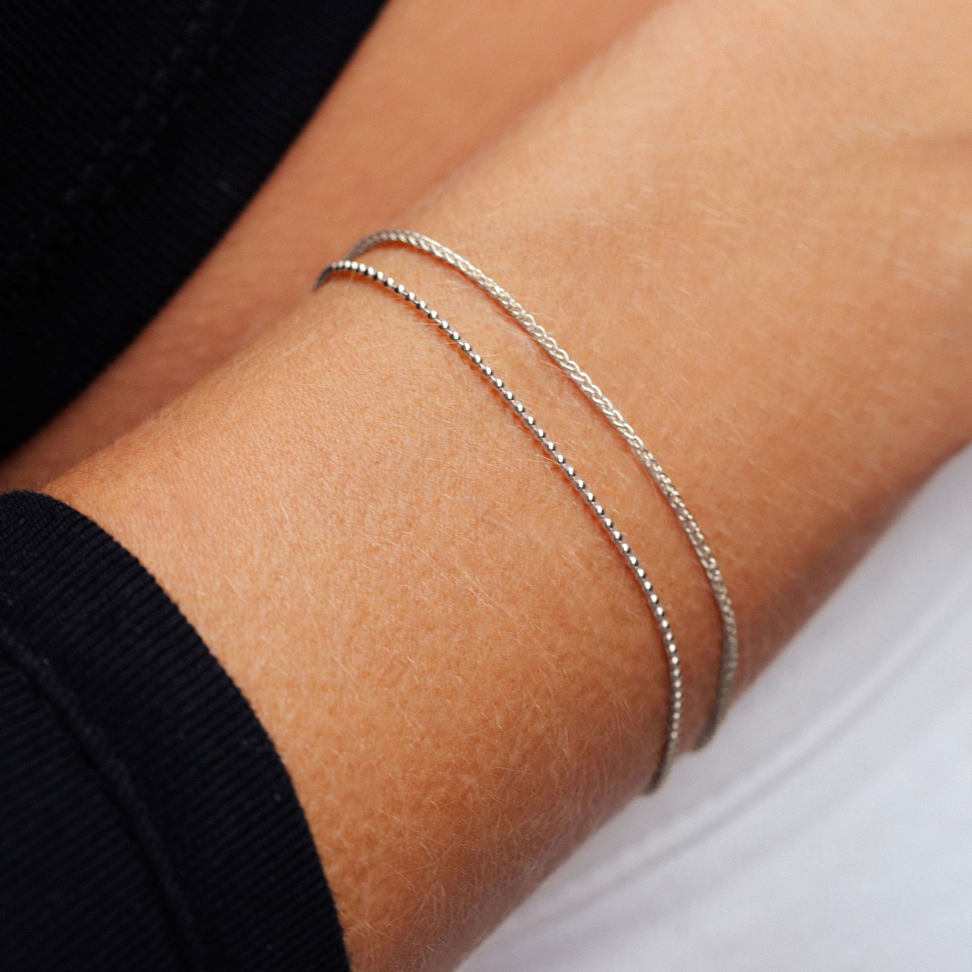 Bracelet 2 Fils d'Or