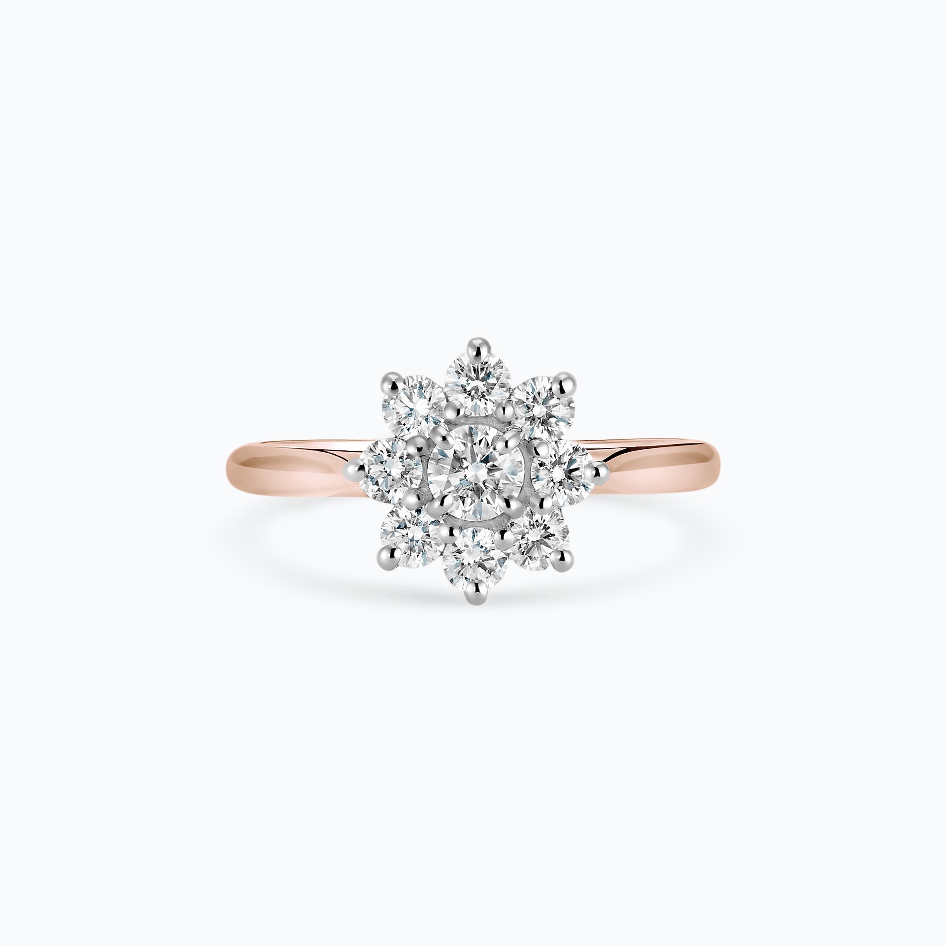 Solitaire Marguerite Étoilée 0.20 carat