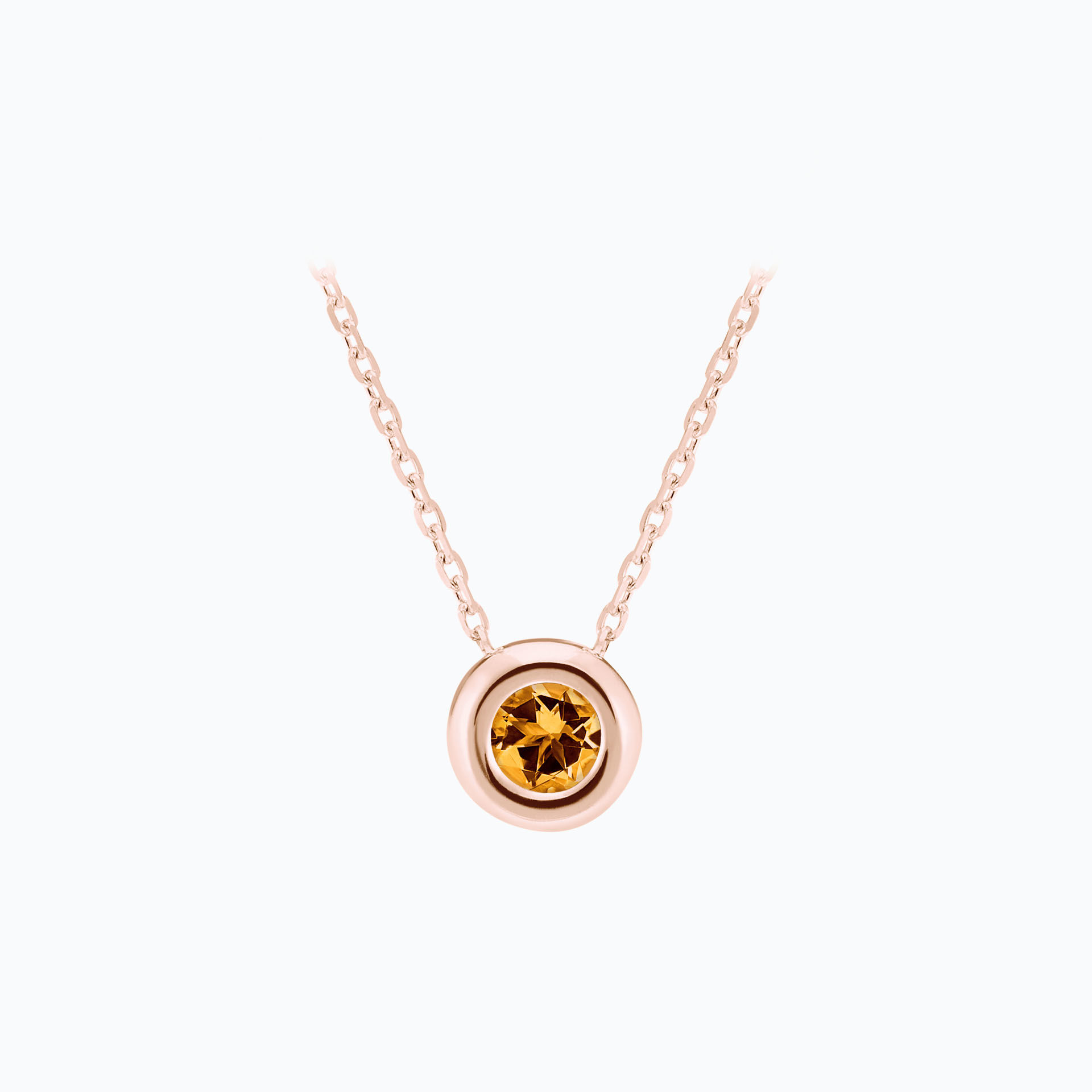 Collier Sfera Saphir Mandarine