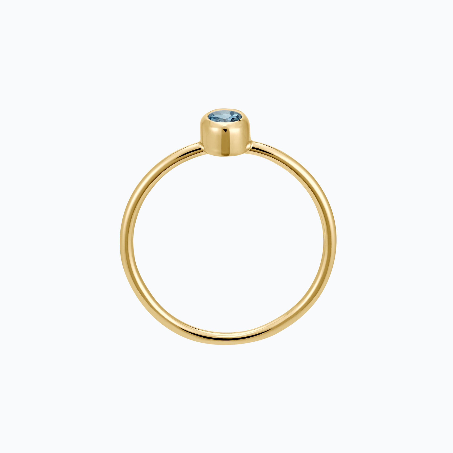 Solitaire Allure Aigue-Marine