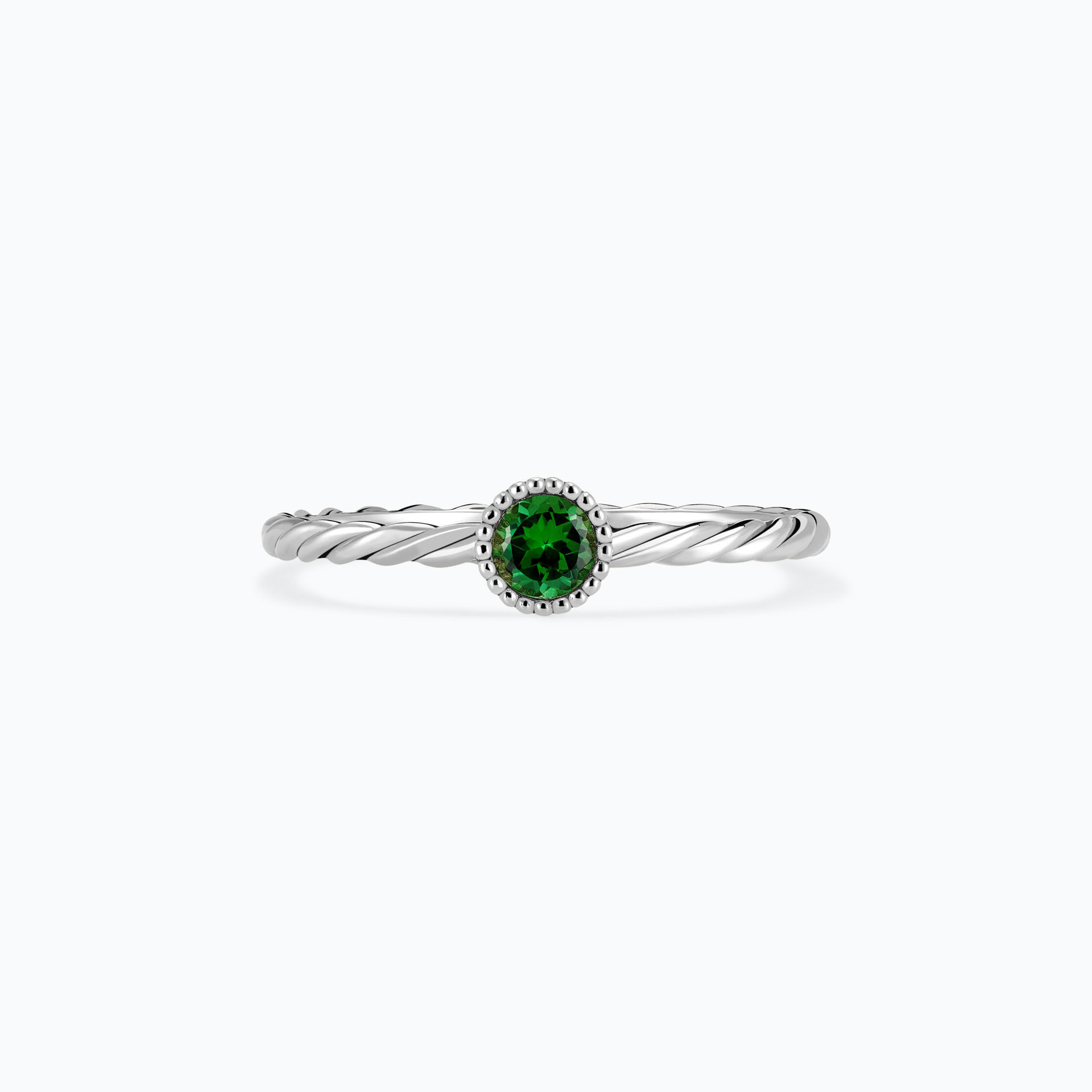 Solitaire Faustine Tsavorite