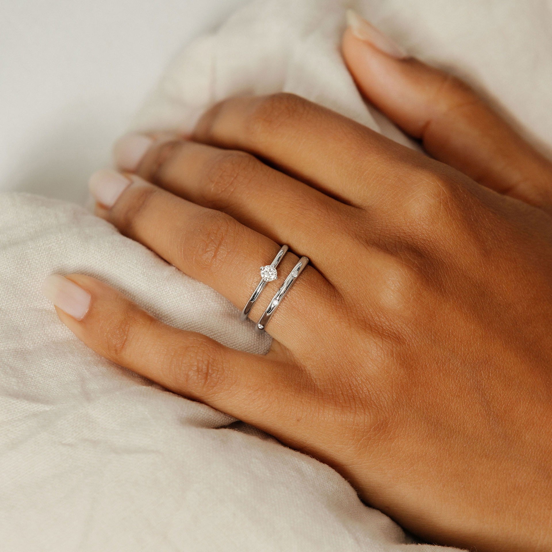 Solitaire Alva 0.15 carat