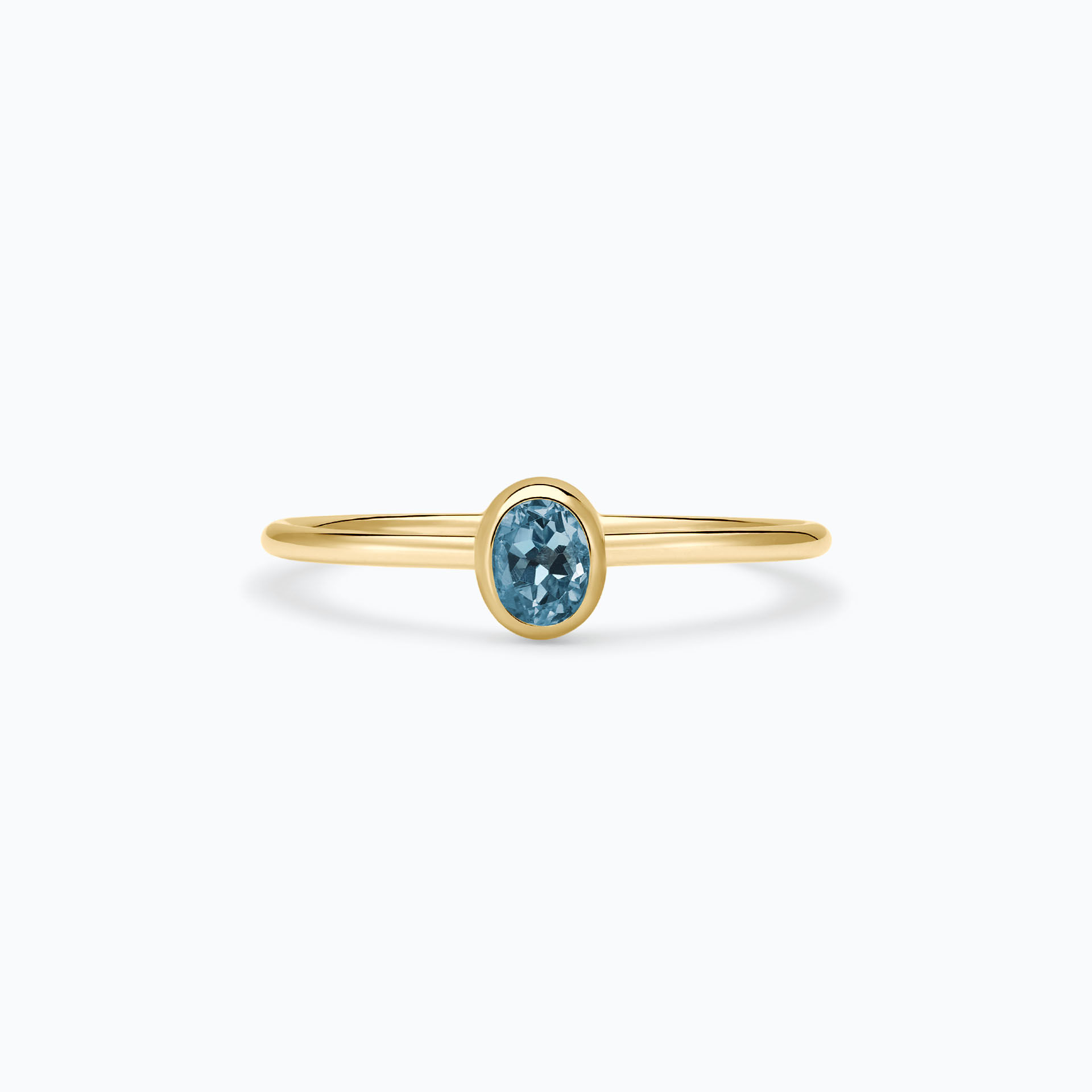 Solitaire Allure Aigue-Marine
