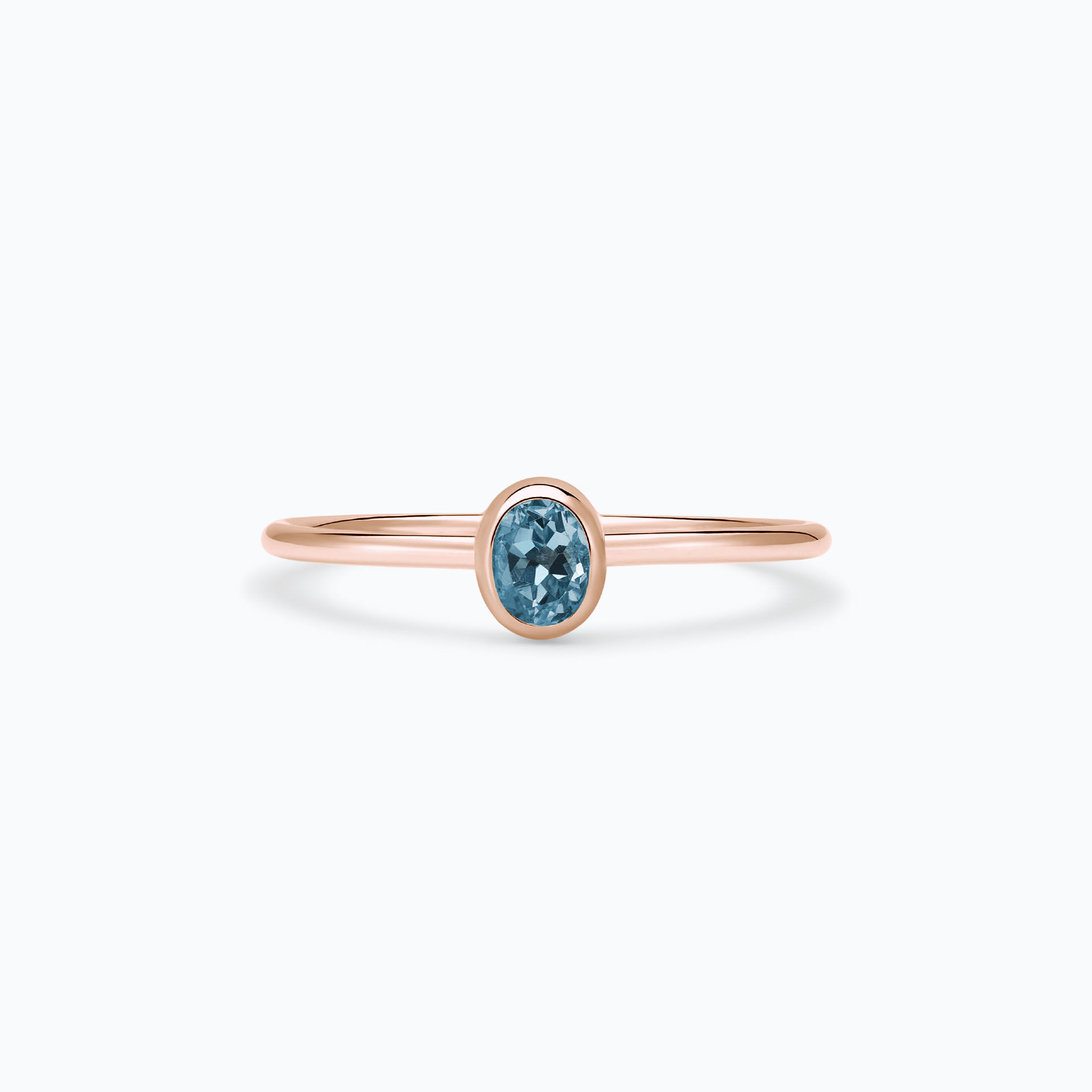 Solitaire Allure Aigue-Marine