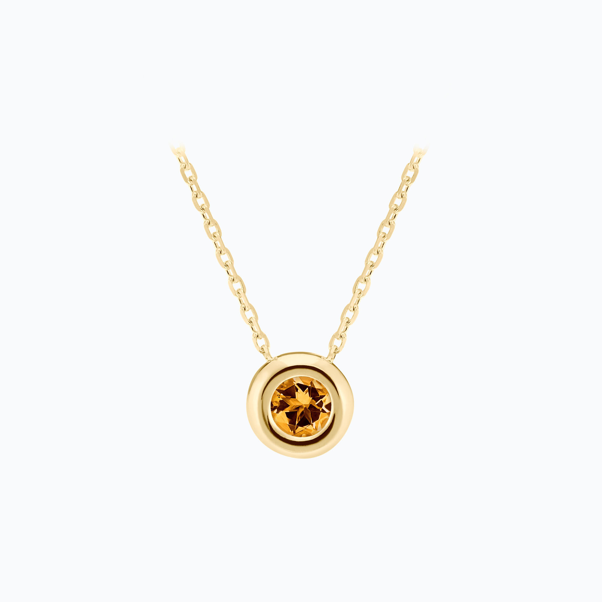 Collier Sfera Saphir Mandarine