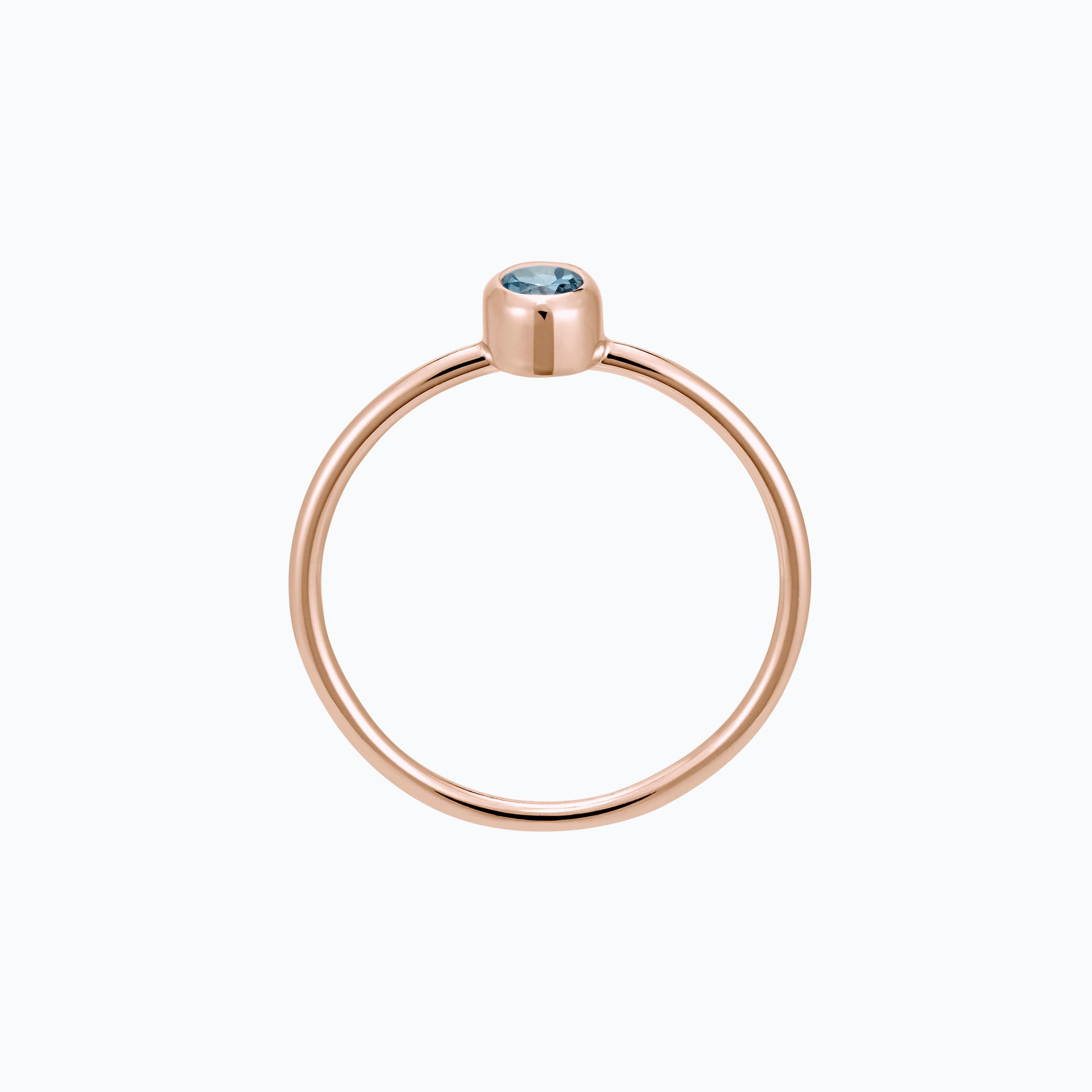 Solitaire Allure Aigue-Marine