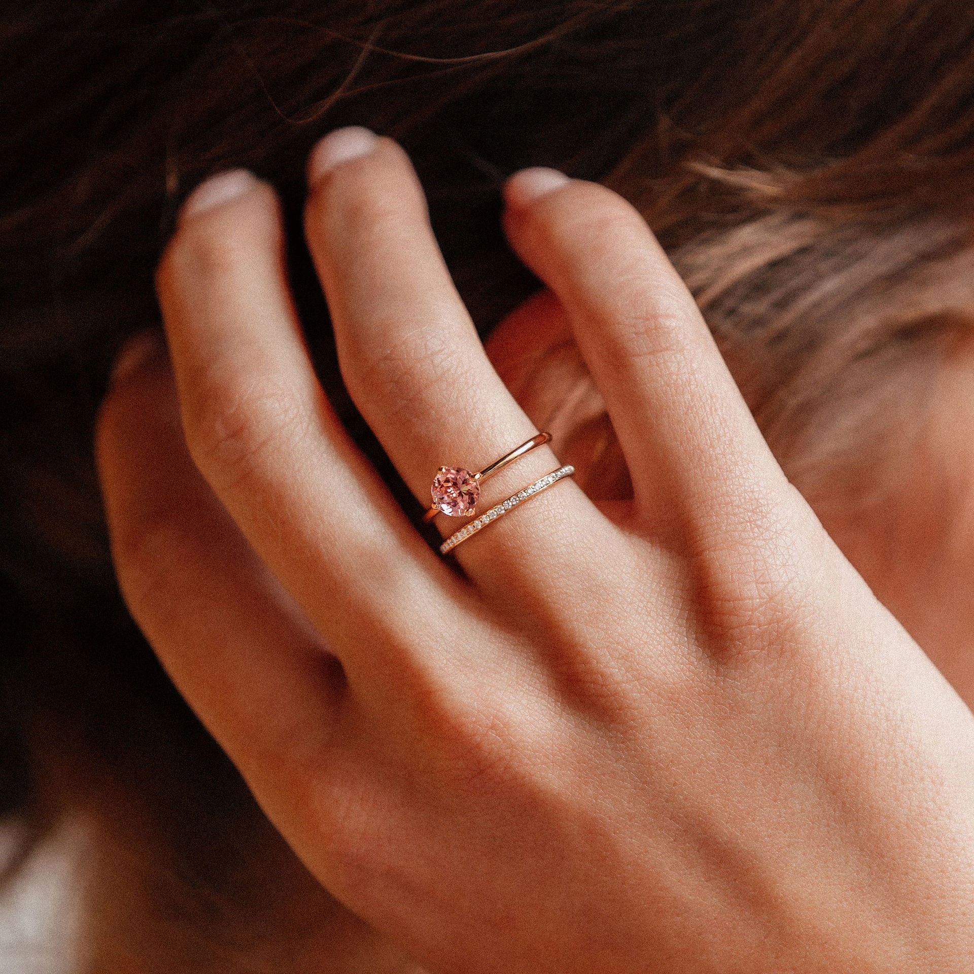 Solitaire Alva Tourmaline 6 mm