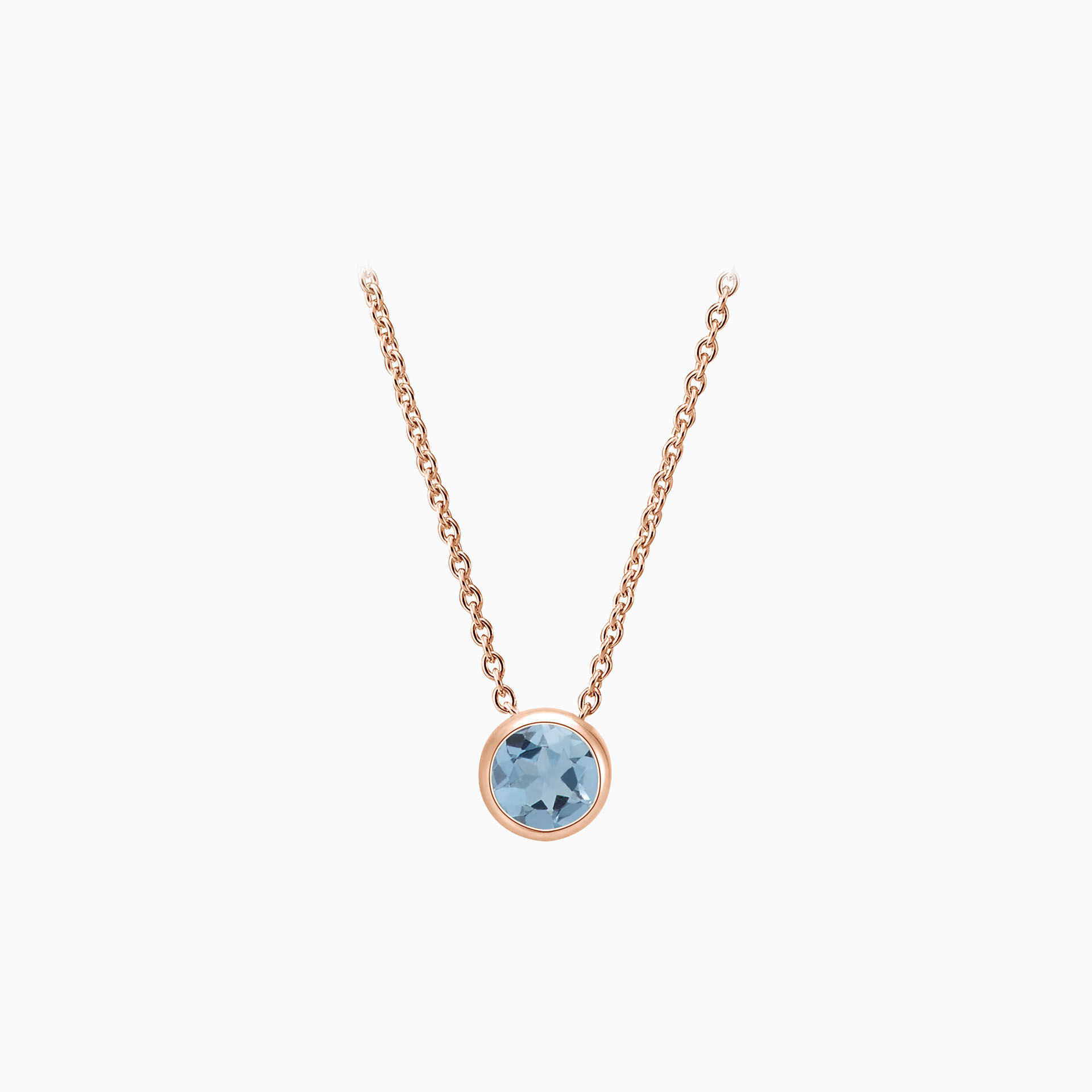 Collier Harmony Aigue-Marine 3.5 mm